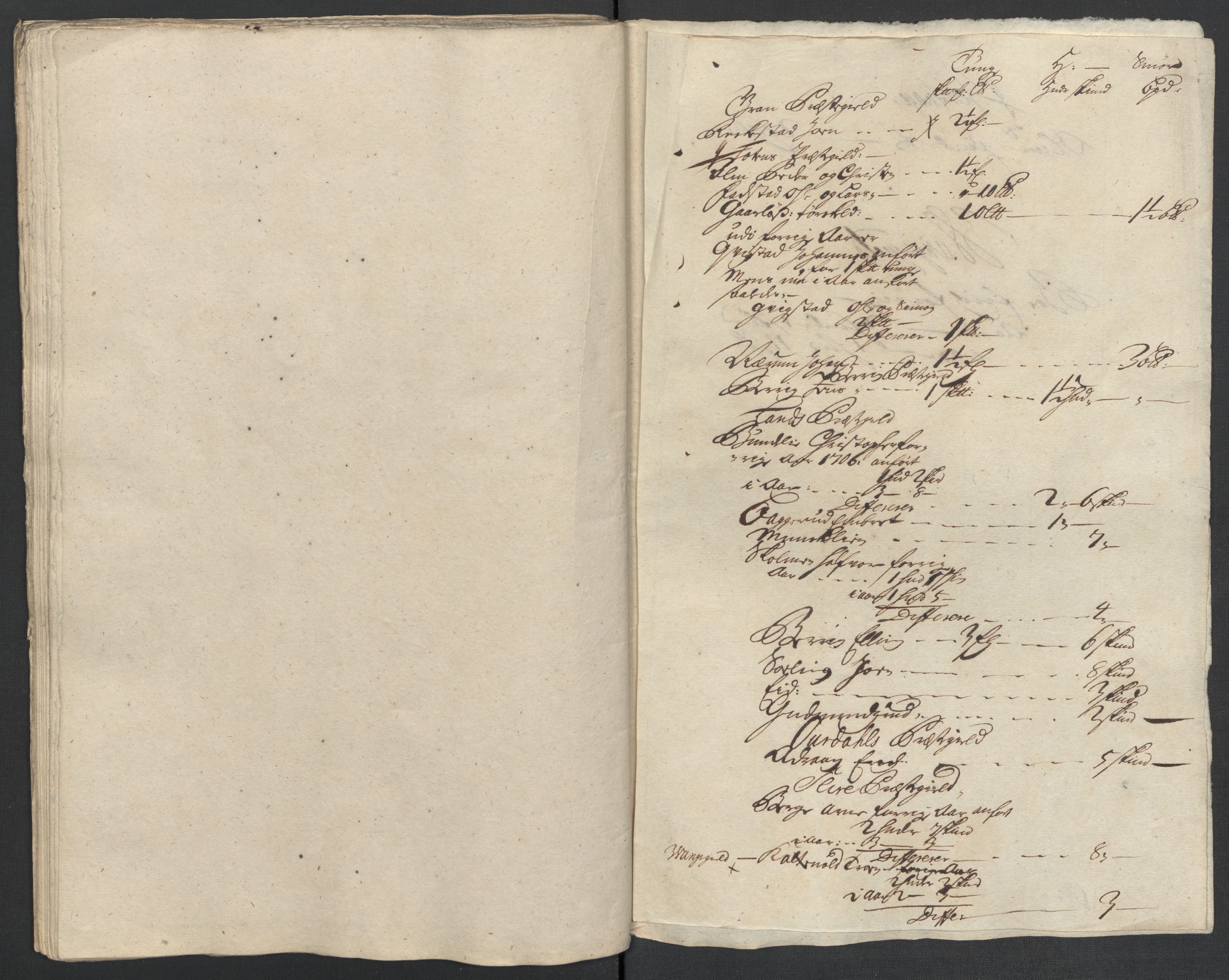 Rentekammeret inntil 1814, Reviderte regnskaper, Fogderegnskap, AV/RA-EA-4092/R18/L1305: Fogderegnskap Hadeland, Toten og Valdres, 1707-1708, p. 385