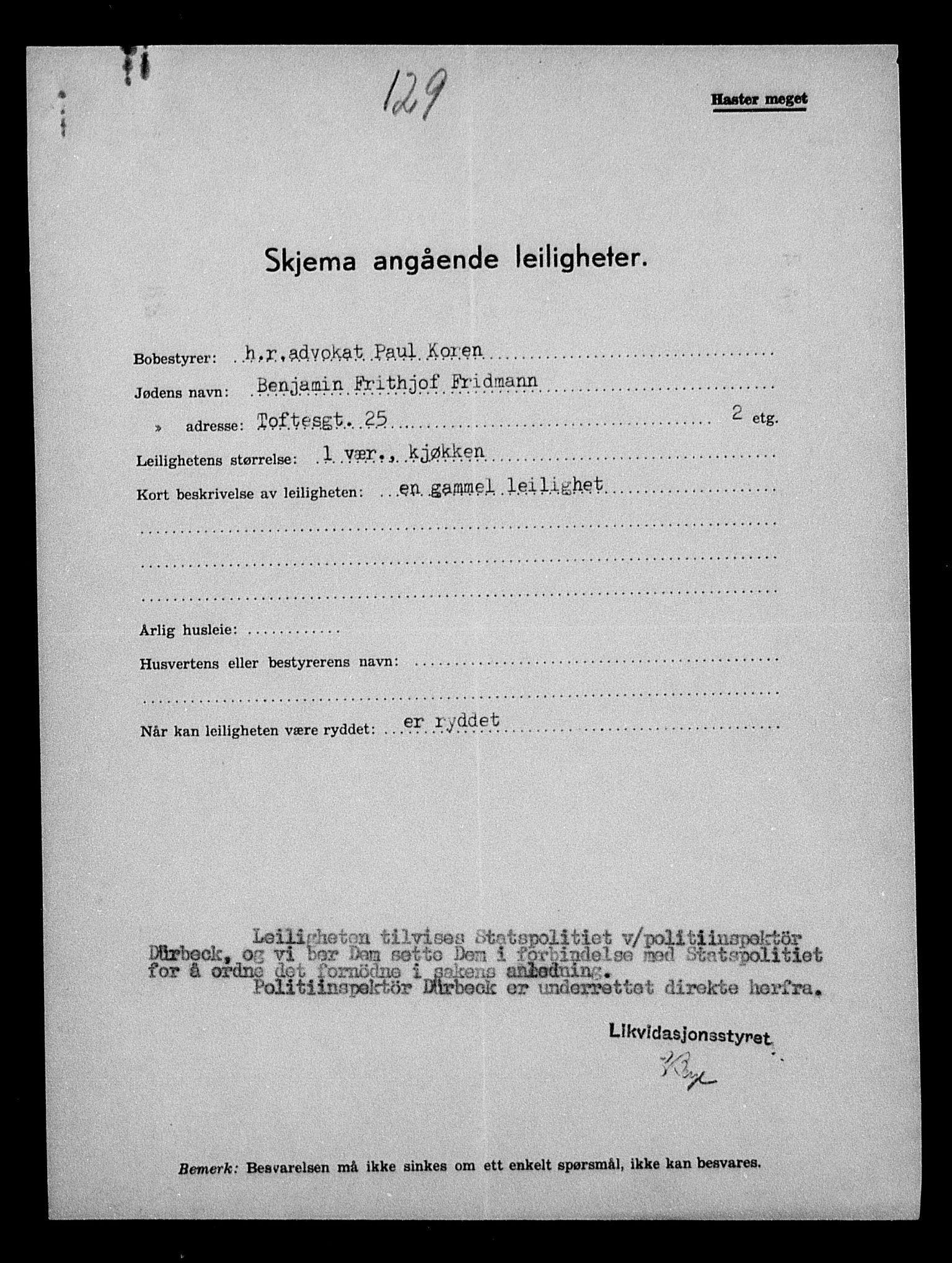 Justisdepartementet, Tilbakeføringskontoret for inndratte formuer, RA/S-1564/H/Hc/Hcc/L0936: --, 1945-1947, p. 421