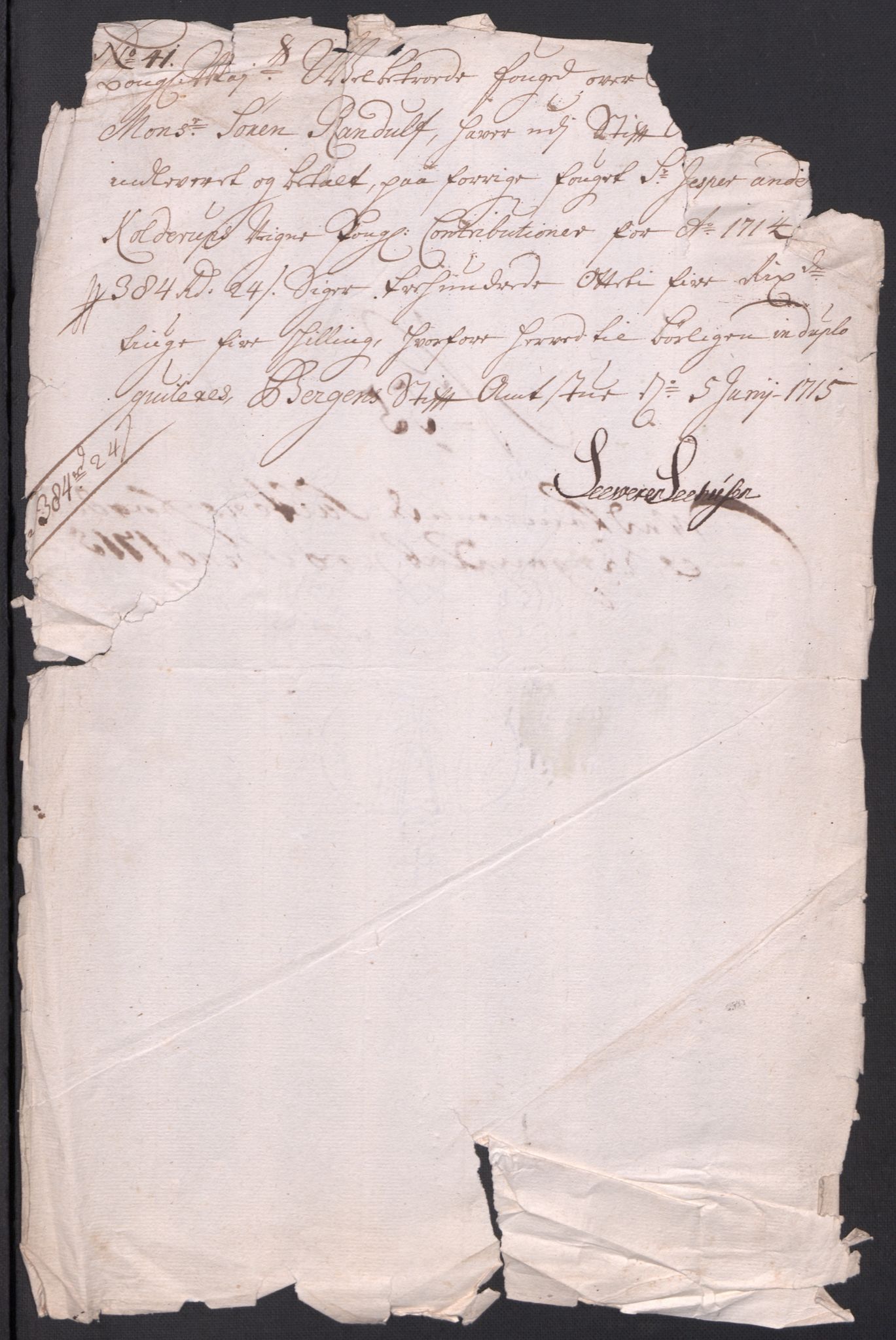Rentekammeret inntil 1814, Reviderte regnskaper, Fogderegnskap, RA/EA-4092/R66/L4585: Fogderegnskap Salten, 1715, p. 331