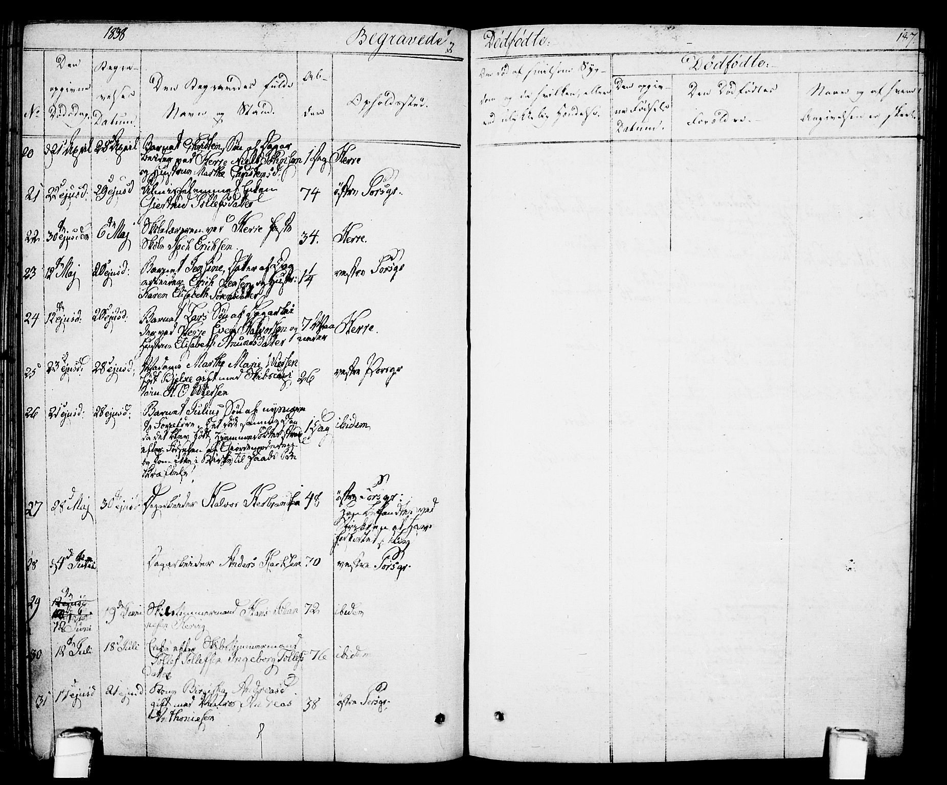 Porsgrunn kirkebøker , SAKO/A-104/F/Fa/L0005: Parish register (official) no. 5, 1828-1840, p. 187