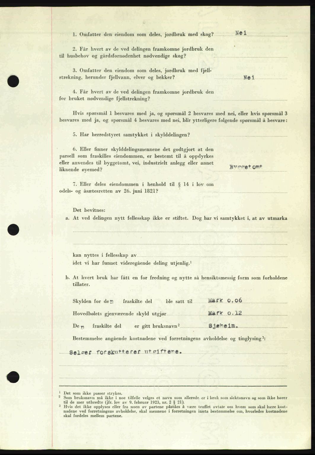 Fosen sorenskriveri, AV/SAT-A-1107/1/2/2C: Mortgage book no. A7-9, 1947-1949, Diary no: : 331/1948