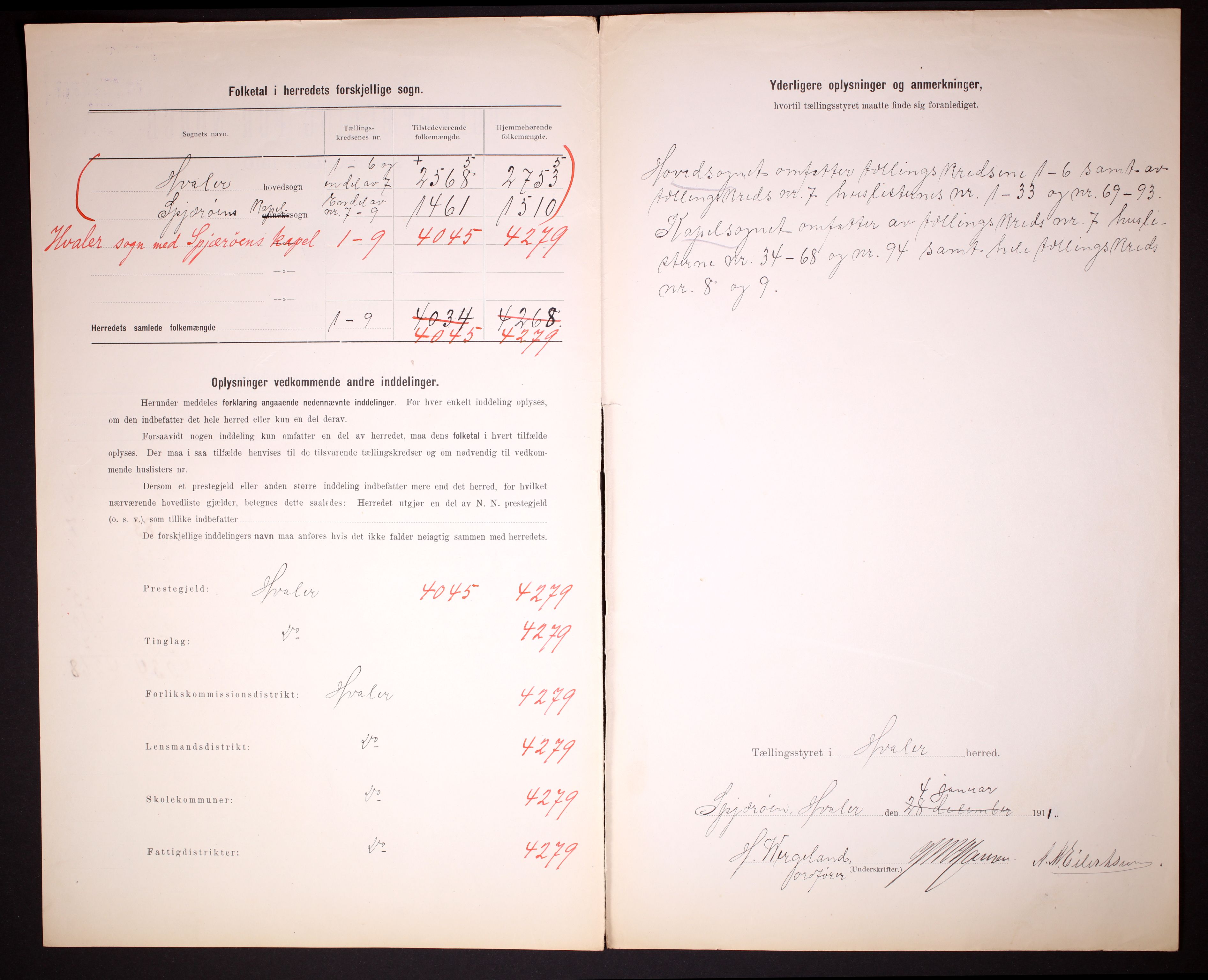 RA, 1910 census for Hvaler, 1910, p. 3