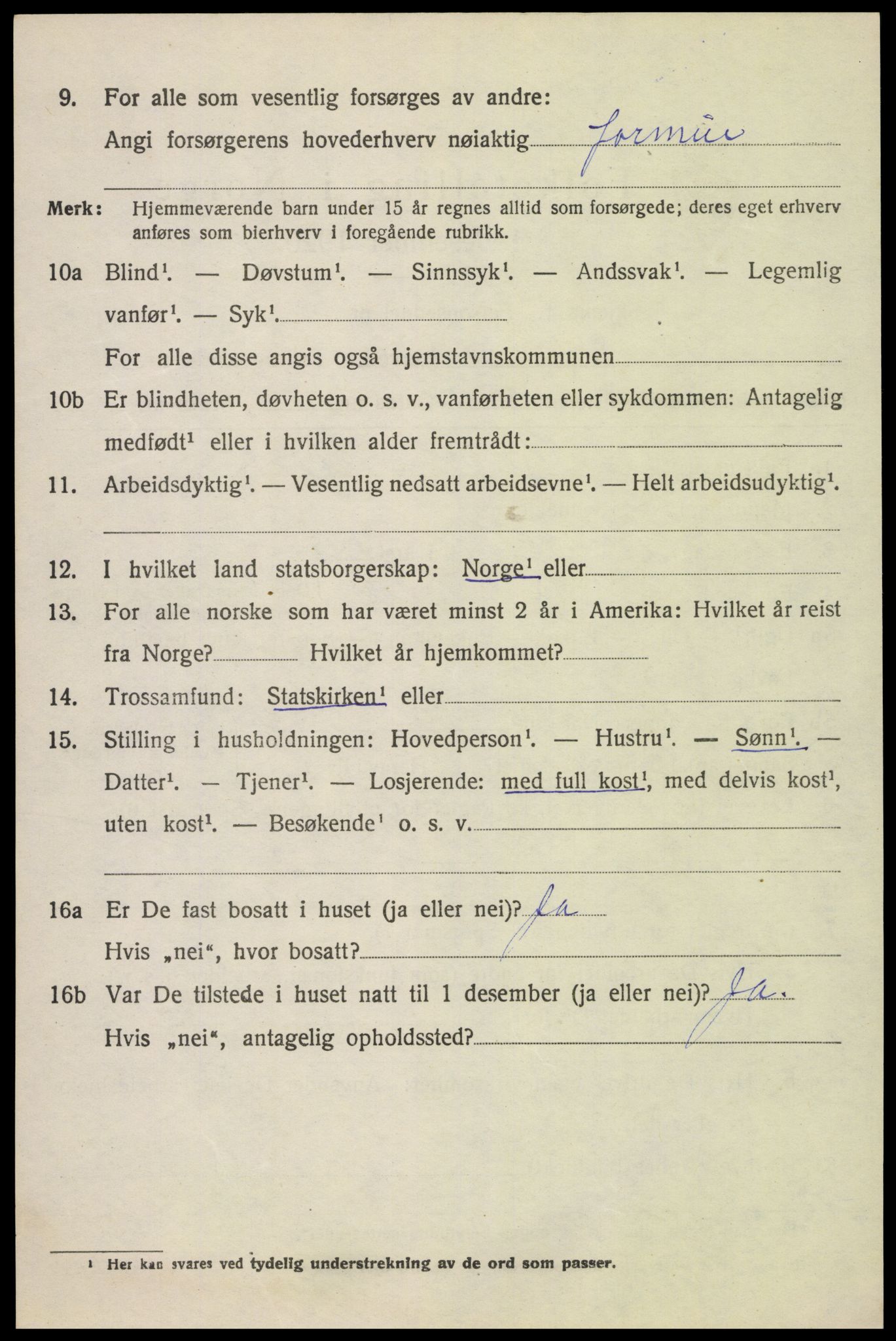 SAH, 1920 census for Østre Gausdal, 1920, p. 2359