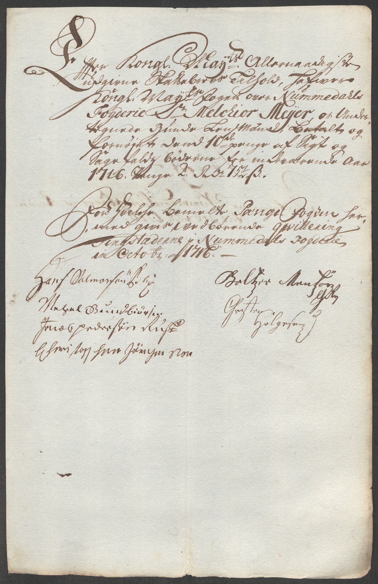 Rentekammeret inntil 1814, Reviderte regnskaper, Fogderegnskap, RA/EA-4092/R64/L4437: Fogderegnskap Namdal, 1716, p. 196
