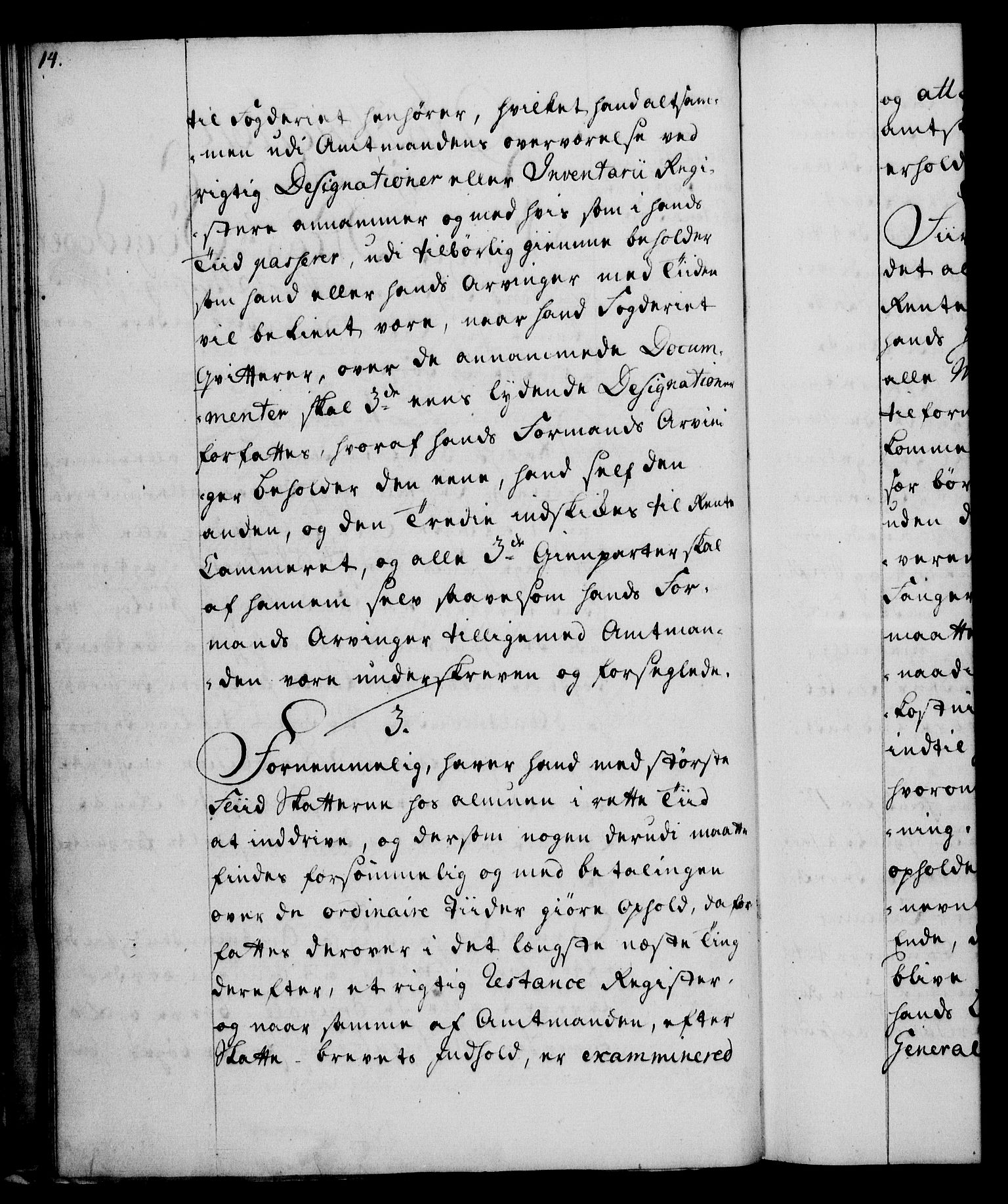 Rentekammeret, Kammerkanselliet, RA/EA-3111/G/Gg/Ggi/L0003: Norsk instruksjonsprotokoll med register (merket RK 53.36), 1751-1775, p. 14