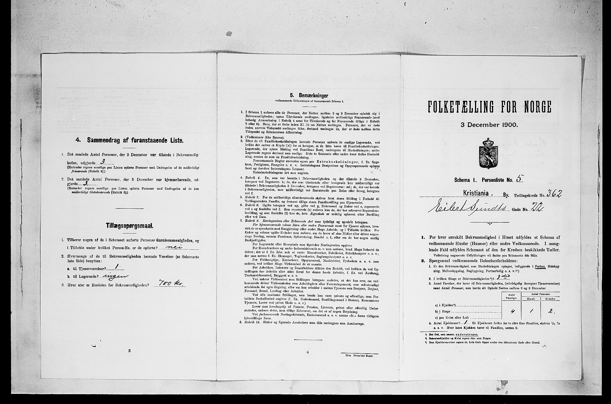 SAO, 1900 census for Kristiania, 1900, p. 18379