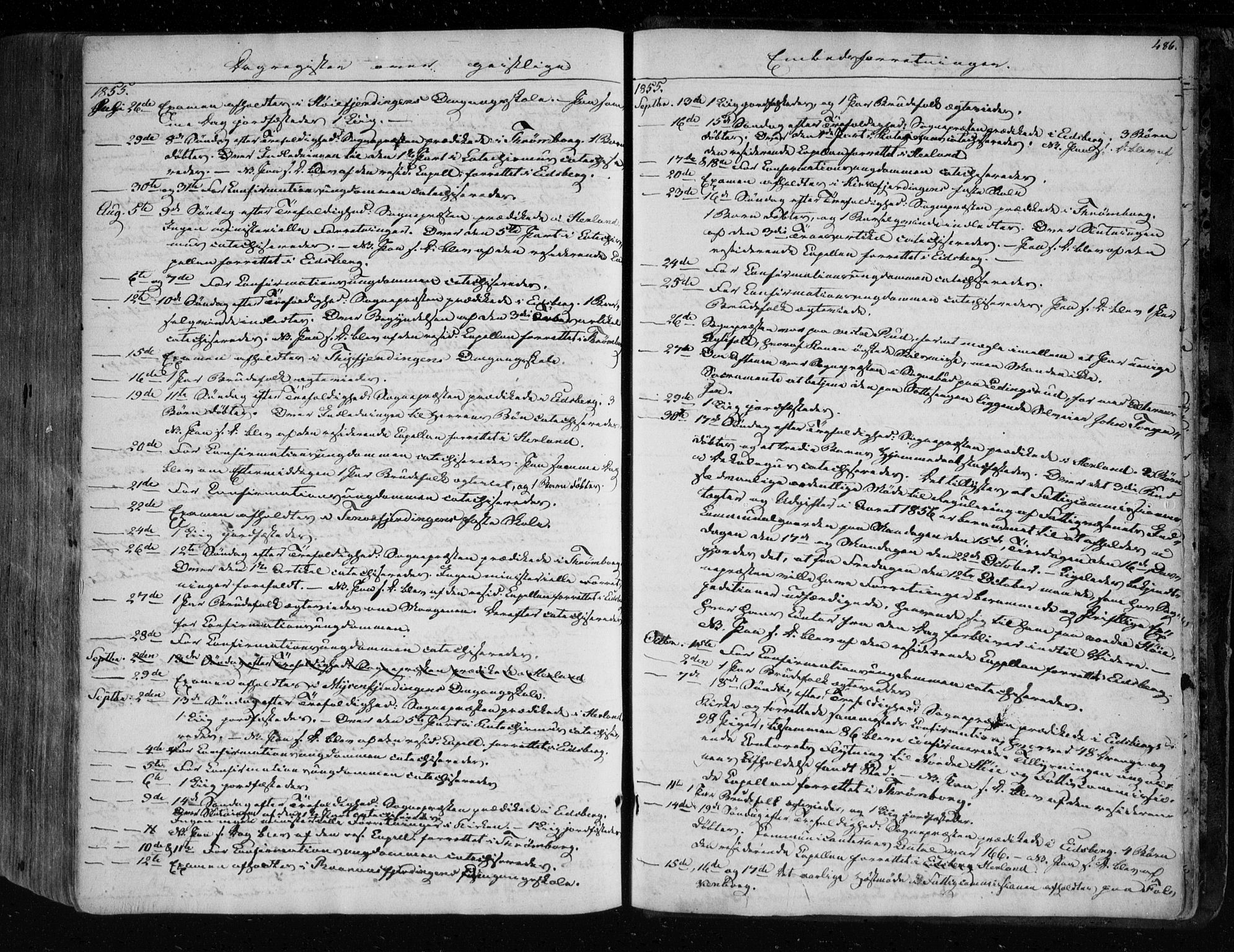 Eidsberg prestekontor Kirkebøker, SAO/A-10905/F/Fa/L0009: Parish register (official) no. I 9, 1849-1856, p. 486