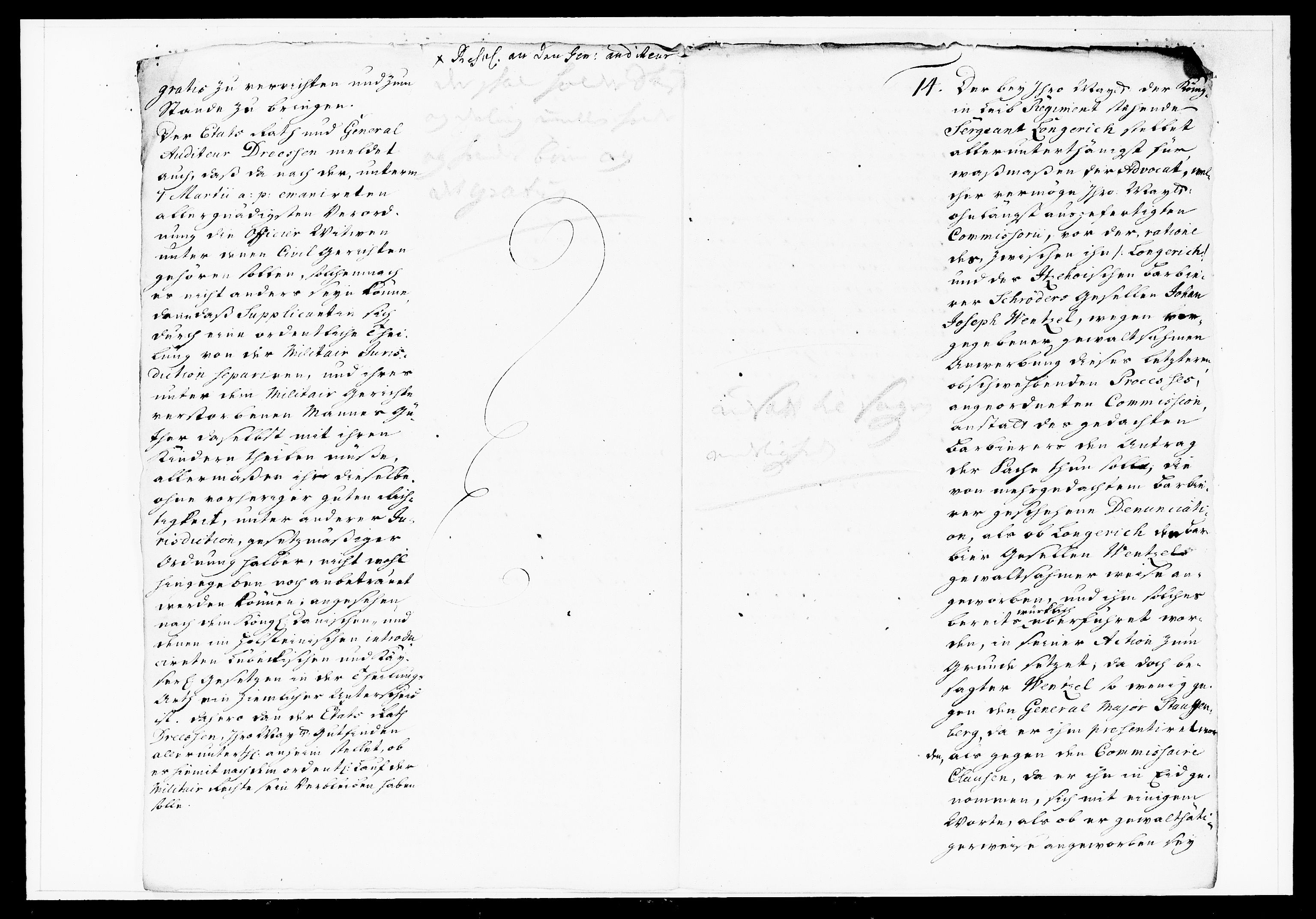Krigskollegiet, Krigskancelliet, DRA/A-0006/-/1130-1137: Refererede sager, 1736, p. 441