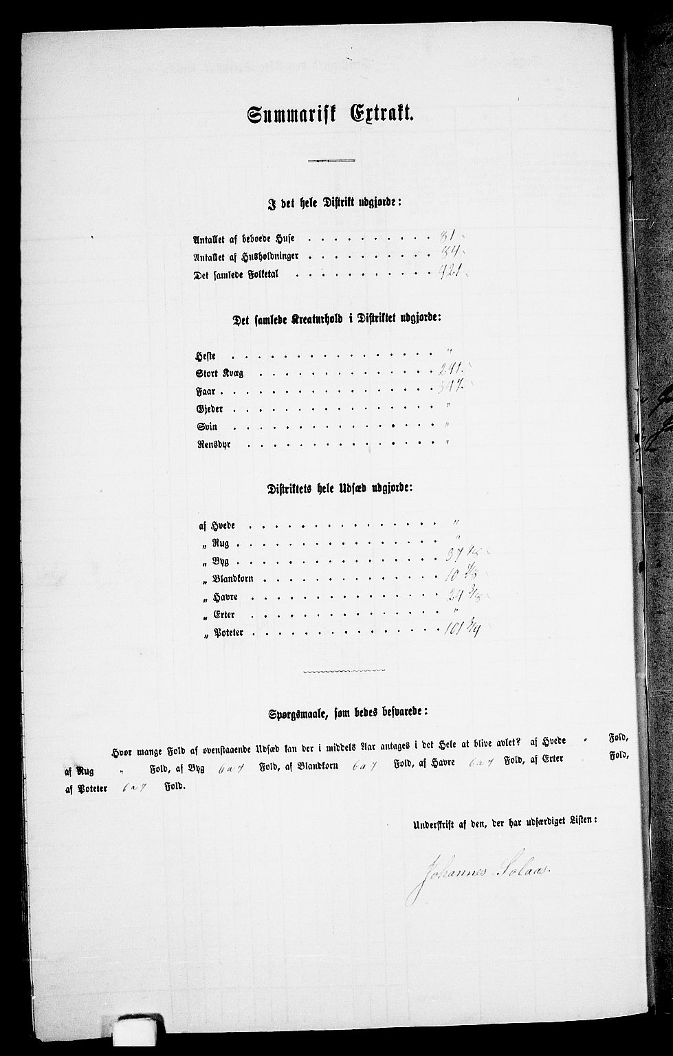 RA, 1865 census for Sør-Audnedal, 1865, p. 200