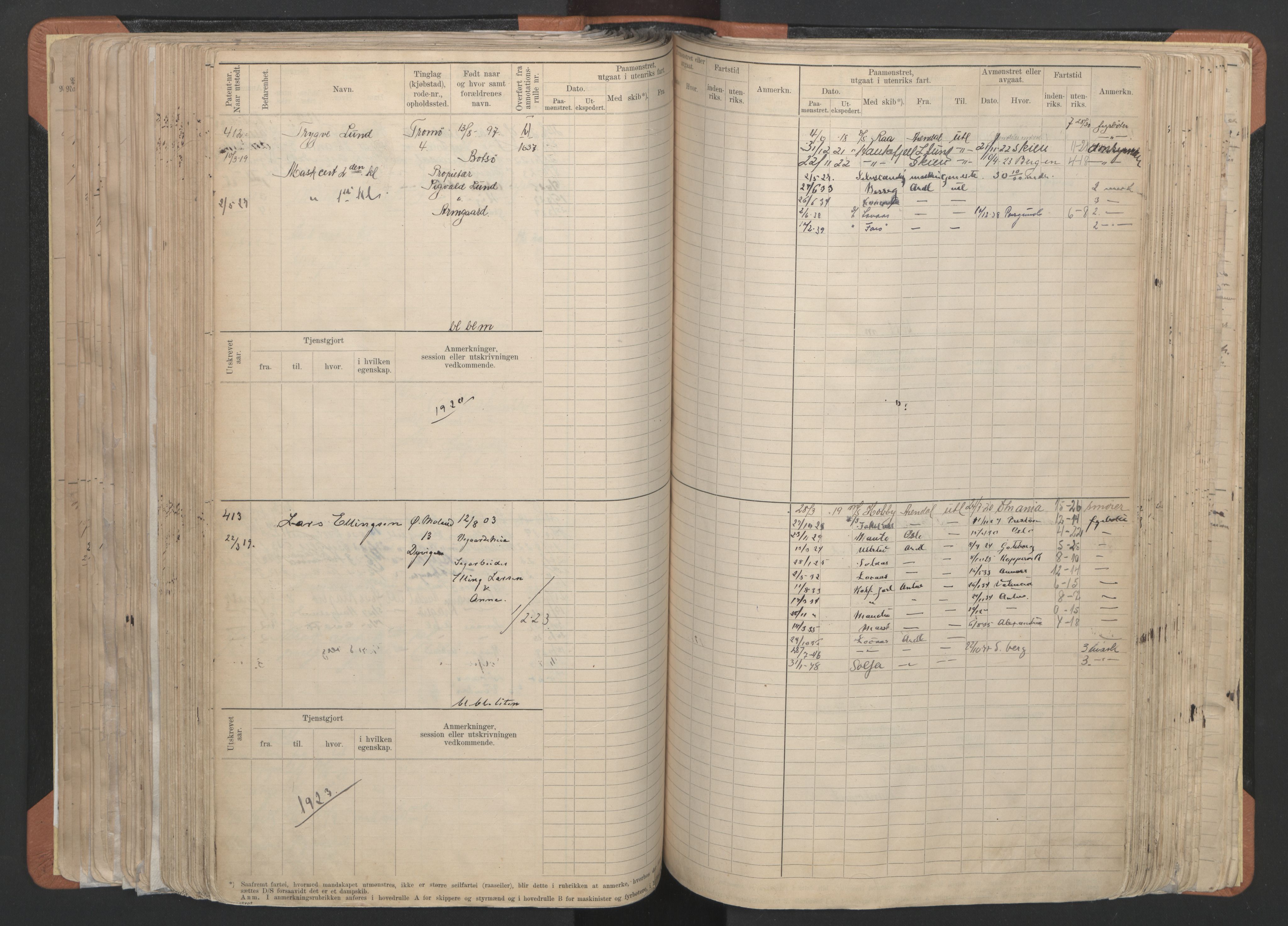 Arendal mønstringskrets, AV/SAK-2031-0012/F/Fb/L0024: Hovedrulle B nr 1-665, S-22, 1886-1933, p. 215