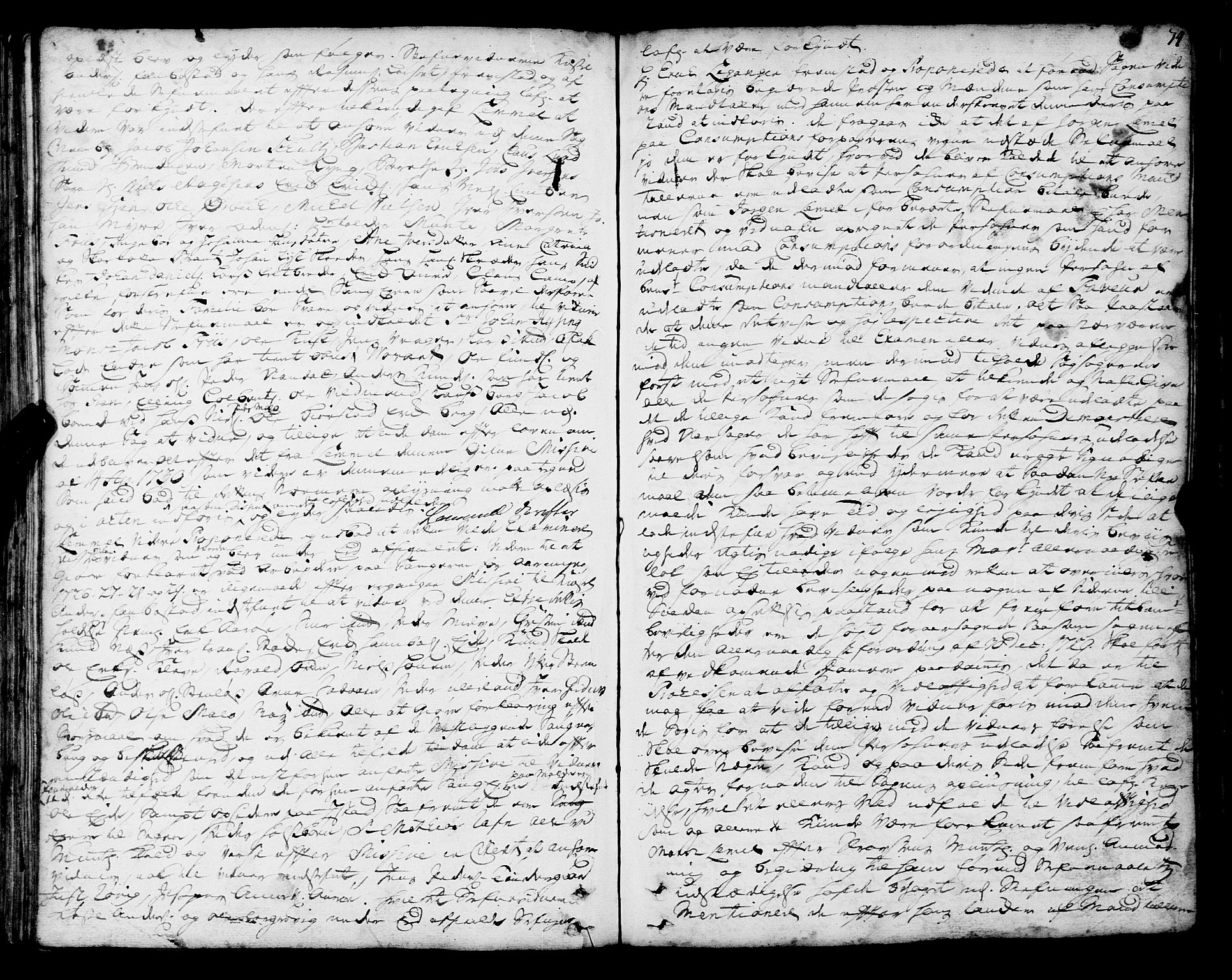 Romsdal sorenskriveri, SAT/A-4149/1/1/1A/L0010: Tingbok, 1728-1732, p. 74