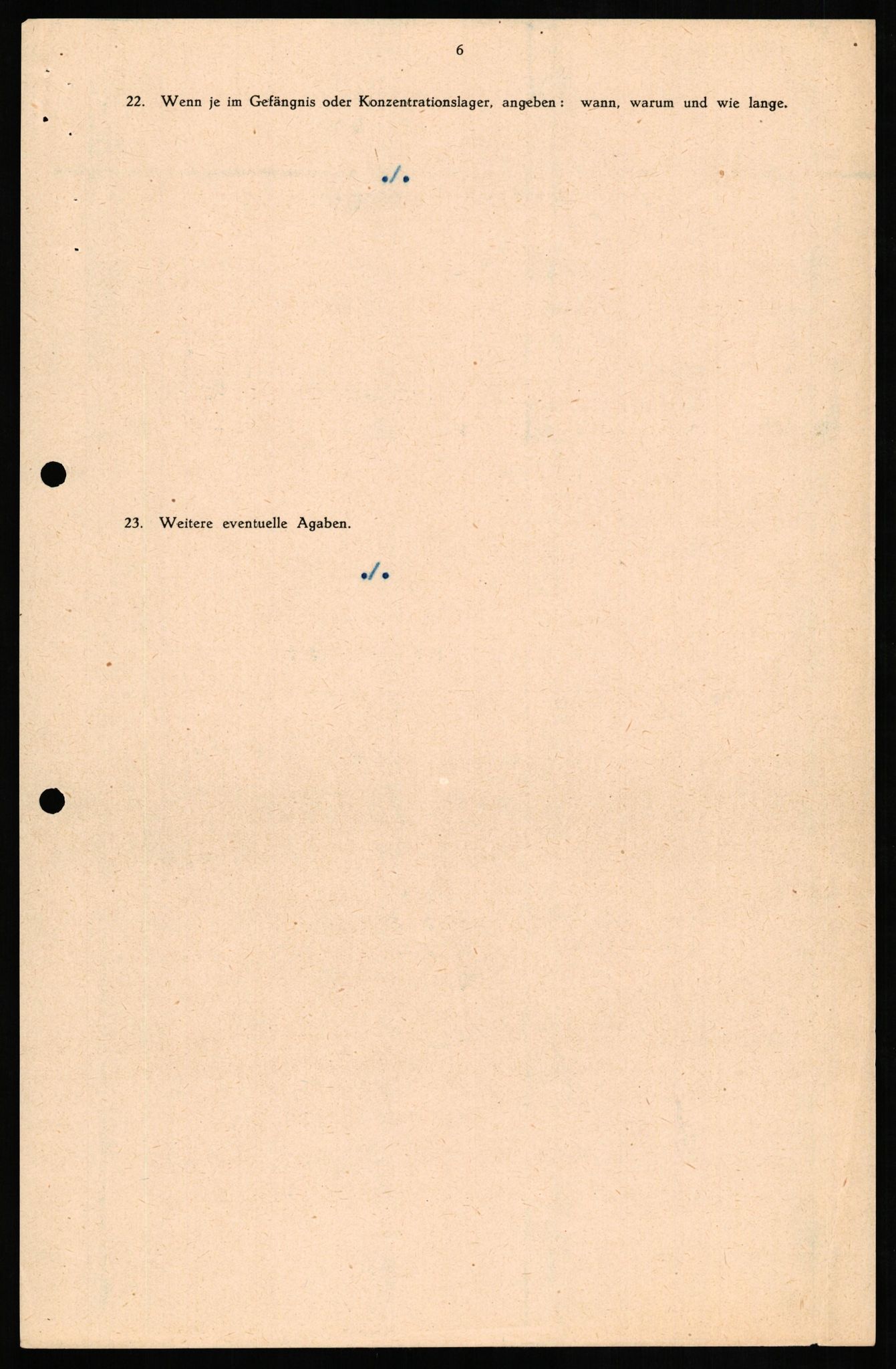 Forsvaret, Forsvarets overkommando II, AV/RA-RAFA-3915/D/Db/L0013: CI Questionaires. Tyske okkupasjonsstyrker i Norge. Tyskere., 1945-1946, p. 289