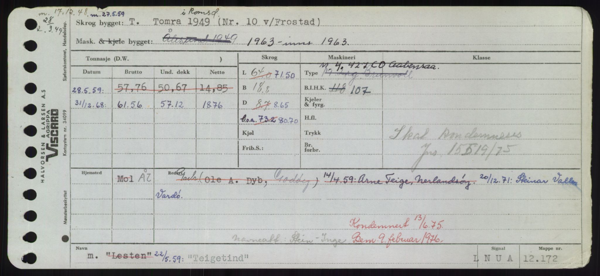 Sjøfartsdirektoratet med forløpere, Skipsmålingen, RA/S-1627/H/Hd/L0038: Fartøy, T-Th, p. 335