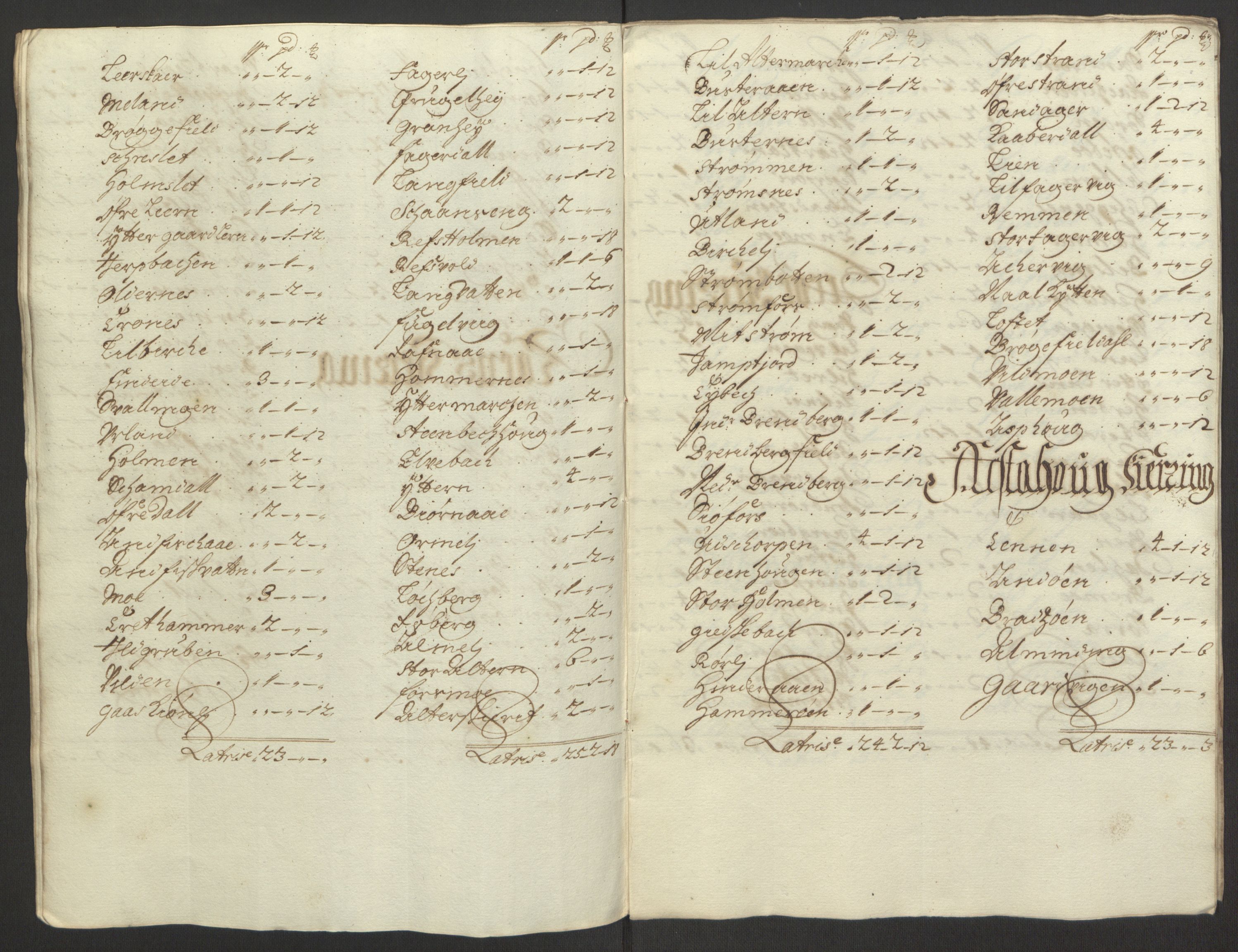 Rentekammeret inntil 1814, Reviderte regnskaper, Fogderegnskap, AV/RA-EA-4092/R65/L4505: Fogderegnskap Helgeland, 1693-1696, p. 233