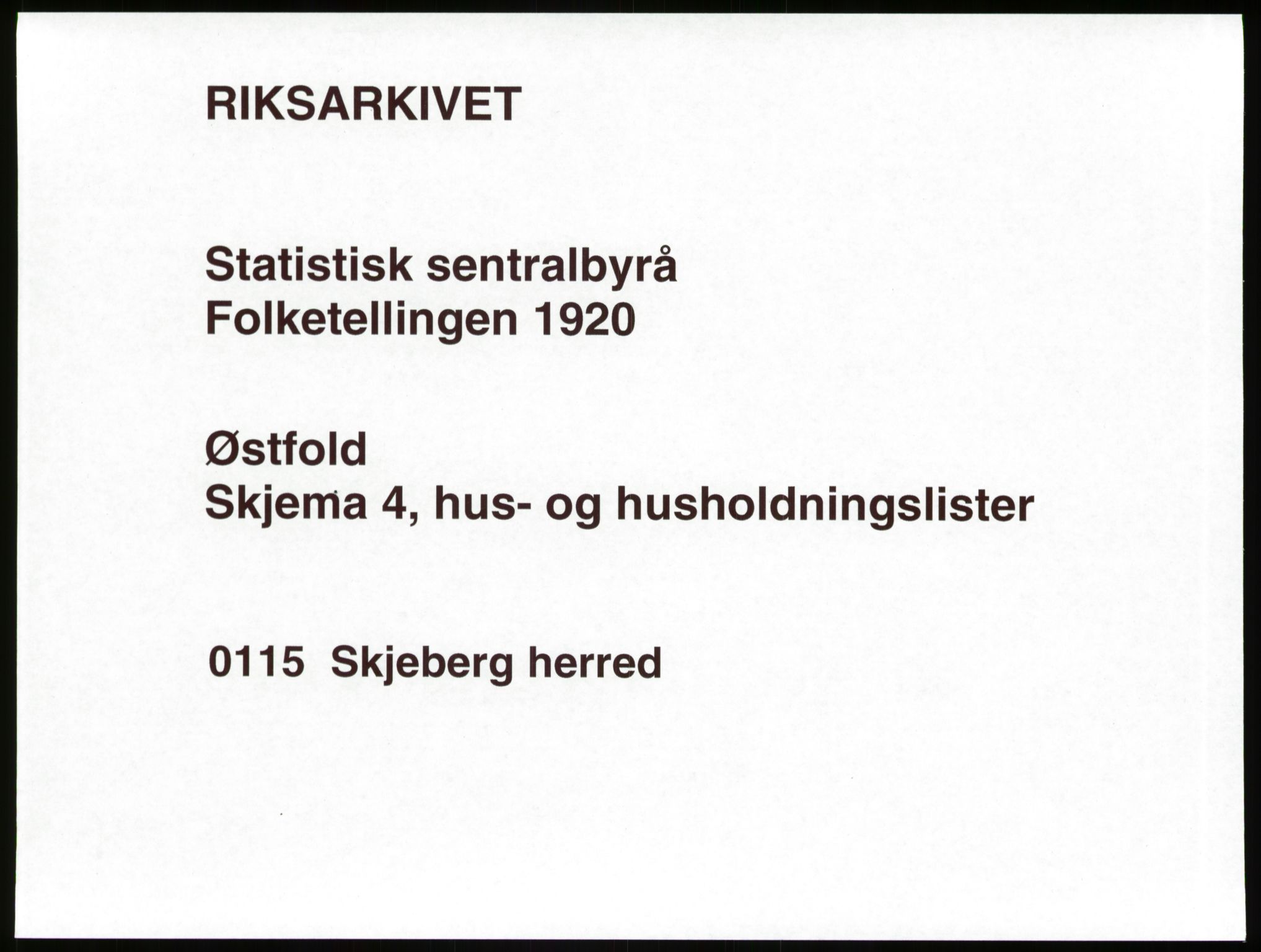 SAO, 1920 census for Skjeberg, 1920, p. 59