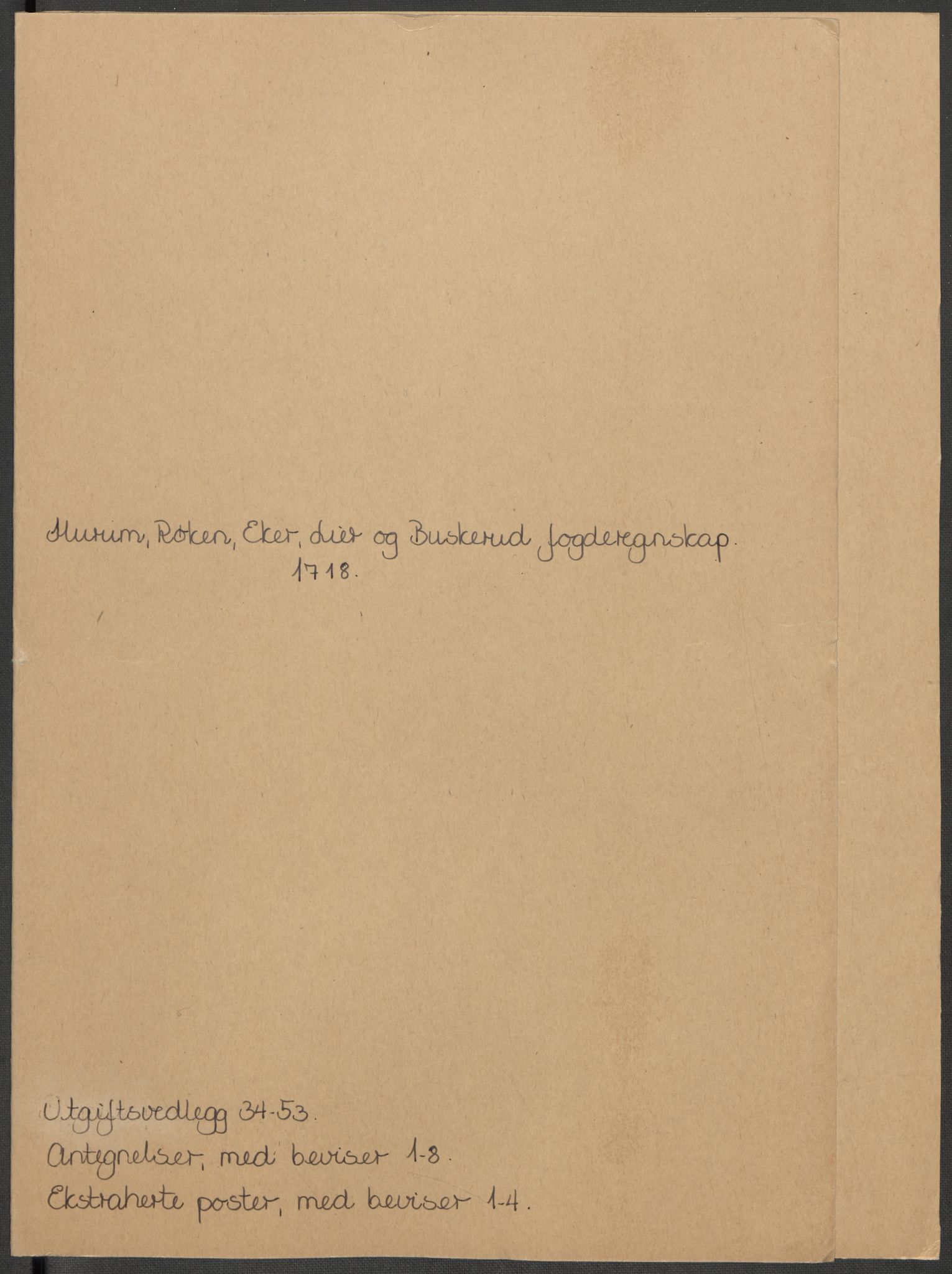 Rentekammeret inntil 1814, Reviderte regnskaper, Fogderegnskap, AV/RA-EA-4092/R31/L1712: Fogderegnskap Hurum, Røyken, Eiker, Lier og Buskerud, 1718, p. 195