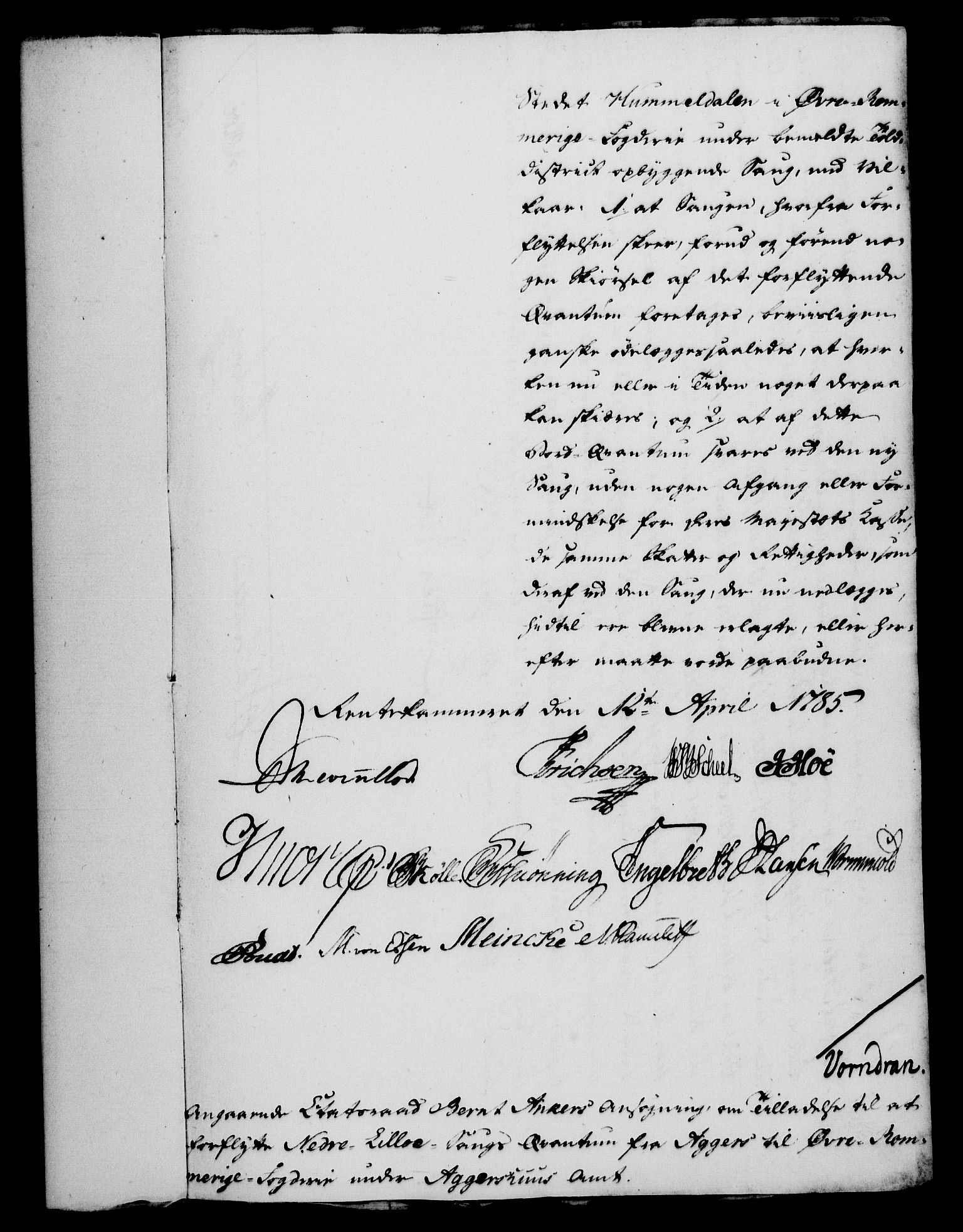 Rentekammeret, Kammerkanselliet, AV/RA-EA-3111/G/Gf/Gfa/L0067: Norsk relasjons- og resolusjonsprotokoll (merket RK 52.67), 1785, p. 273