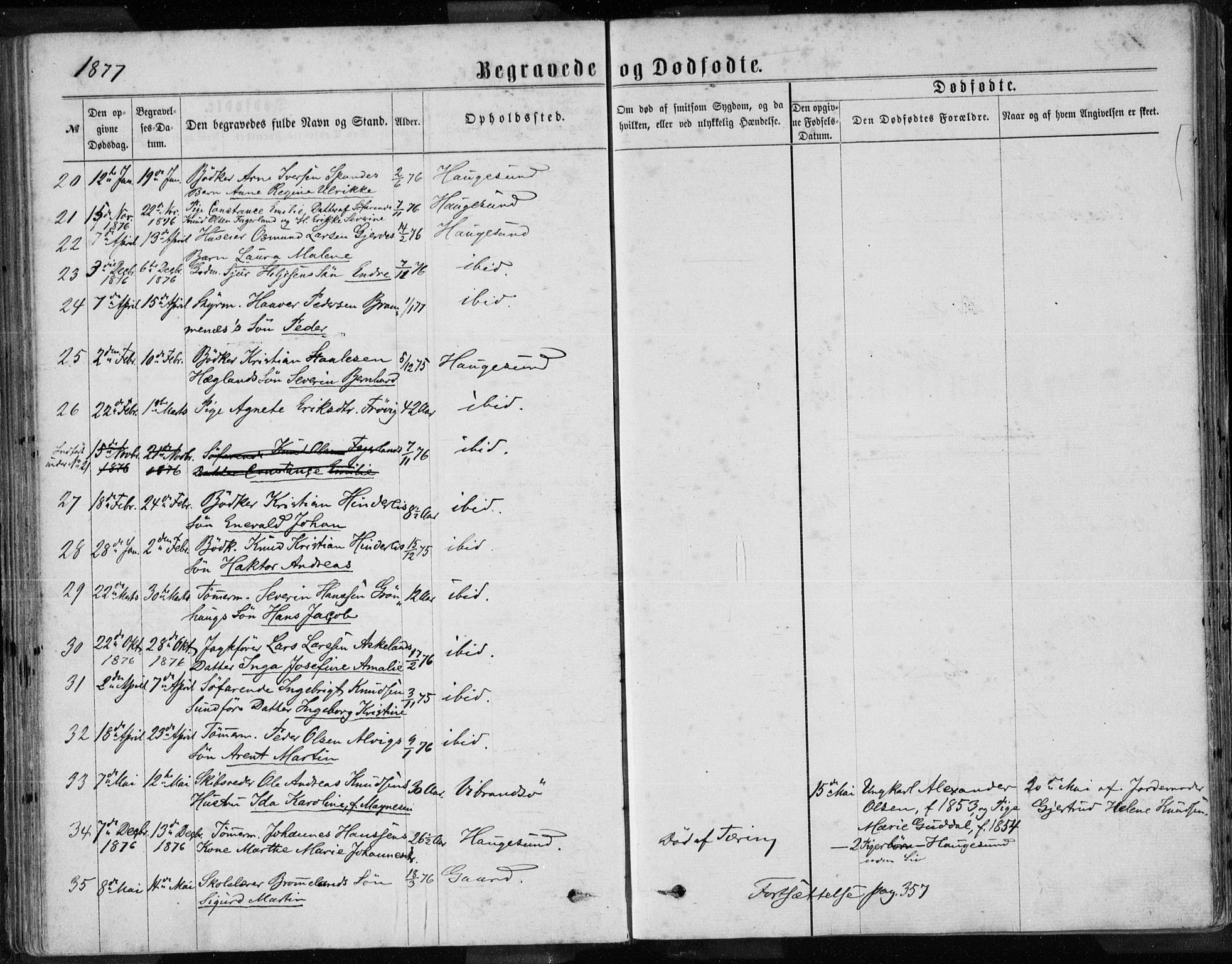 Torvastad sokneprestkontor, AV/SAST-A -101857/H/Ha/Haa/L0013: Parish register (official) no. A 12.2, 1867-1877