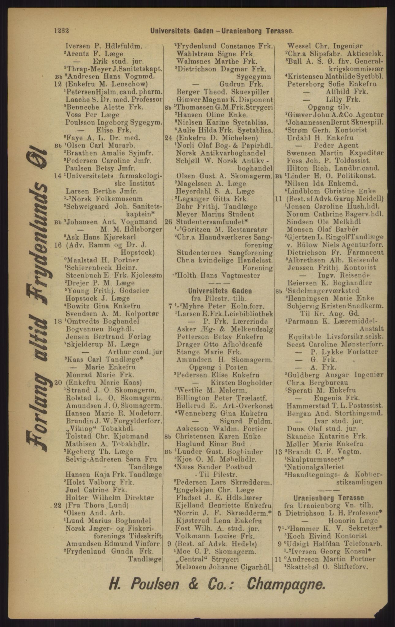 Kristiania/Oslo adressebok, PUBL/-, 1902, p. 1232