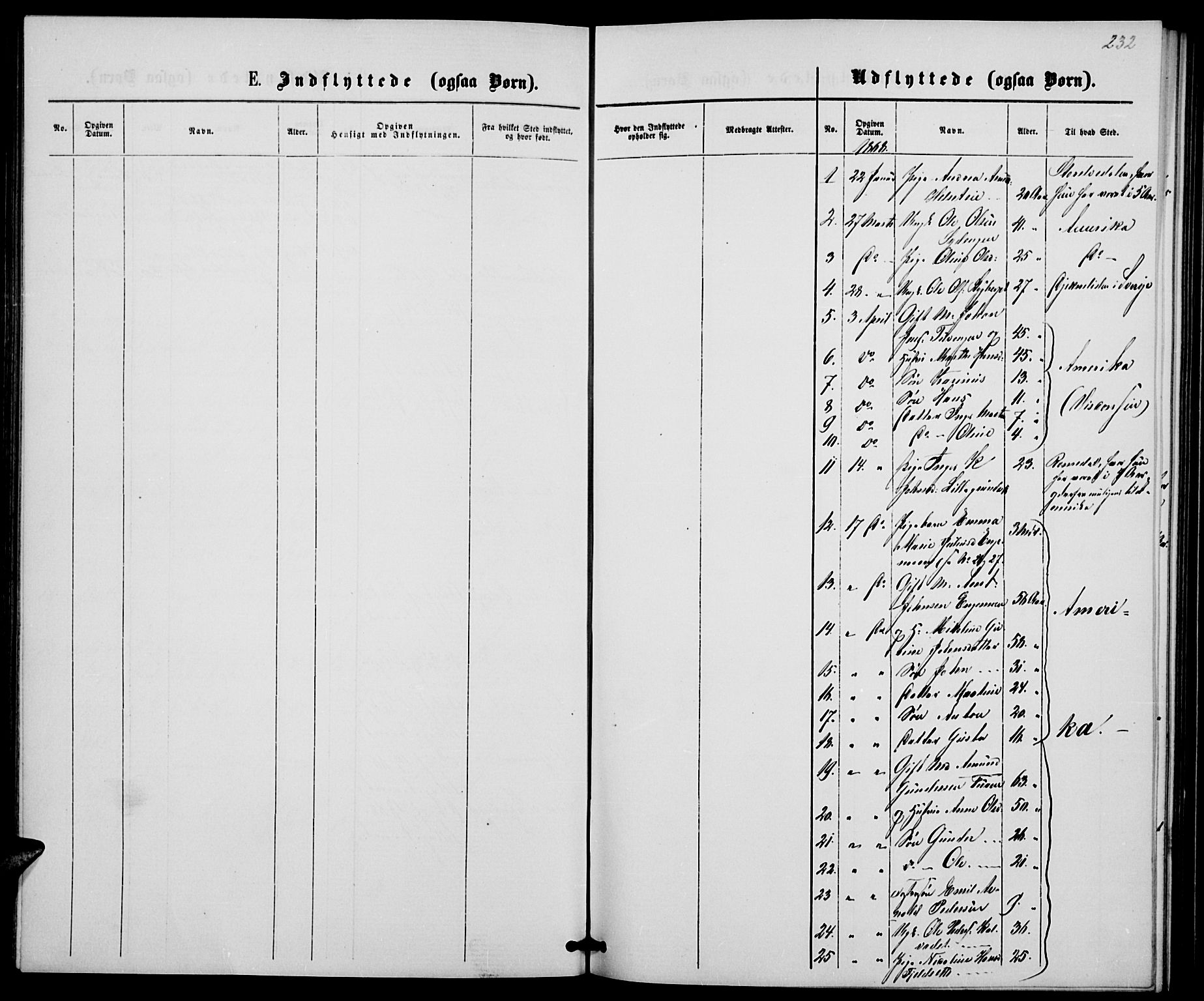 Elverum prestekontor, AV/SAH-PREST-044/H/Ha/Hab/L0004: Parish register (copy) no. 4, 1866-1874, p. 232