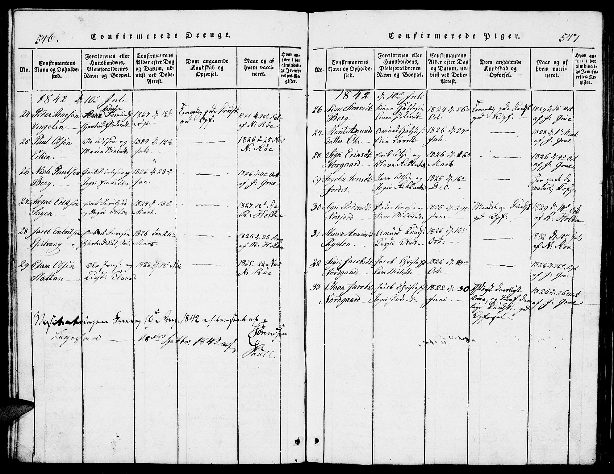 Tolga prestekontor, AV/SAH-PREST-062/L/L0002: Parish register (copy) no. 2, 1815-1844, p. 546-547