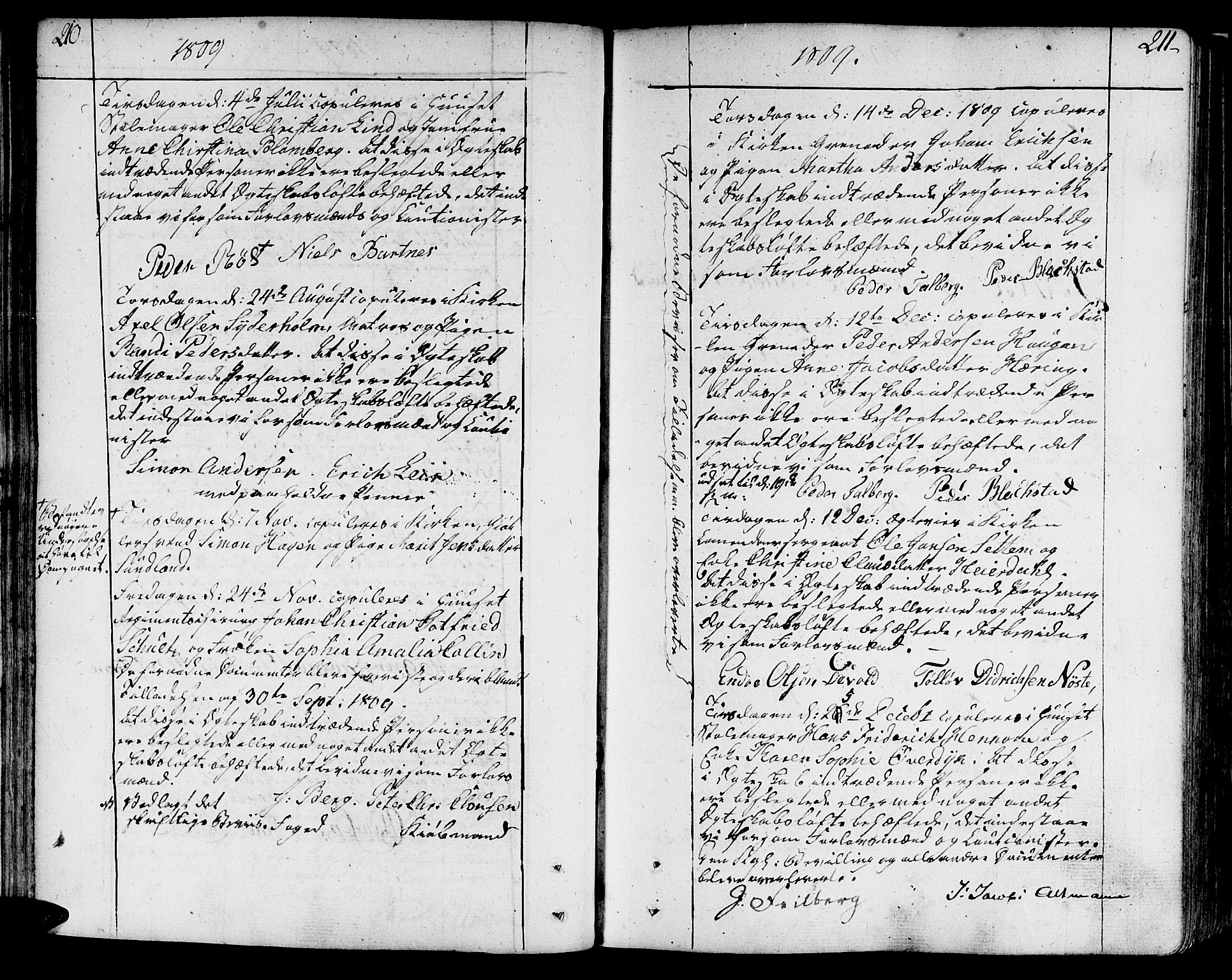 Ministerialprotokoller, klokkerbøker og fødselsregistre - Sør-Trøndelag, SAT/A-1456/602/L0105: Parish register (official) no. 602A03, 1774-1814, p. 210-211