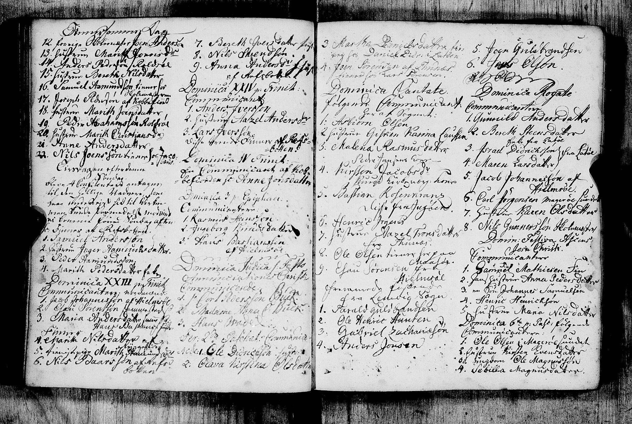 Måsøy sokneprestkontor, AV/SATØ-S-1348/B/L0026: Communicants register no. 26 (1), 1749-1804