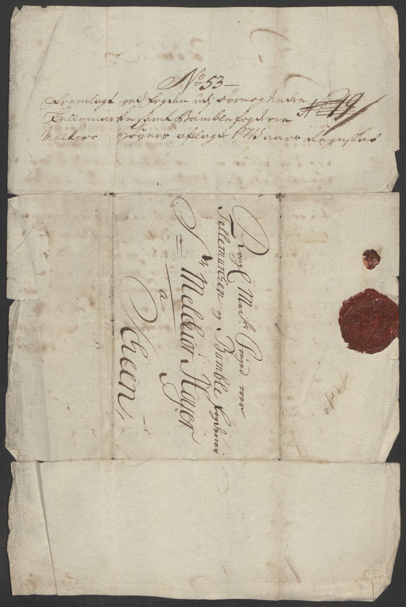 Rentekammeret inntil 1814, Reviderte regnskaper, Fogderegnskap, AV/RA-EA-4092/R36/L2127: Fogderegnskap Øvre og Nedre Telemark og Bamble, 1715, p. 384