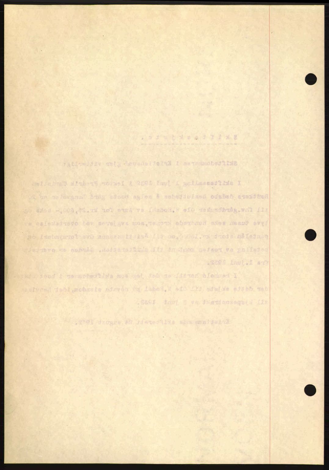 Kristiansund byfogd, AV/SAT-A-4587/A/27: Mortgage book no. 26, 1931-1933, Deed date: 26.08.1932