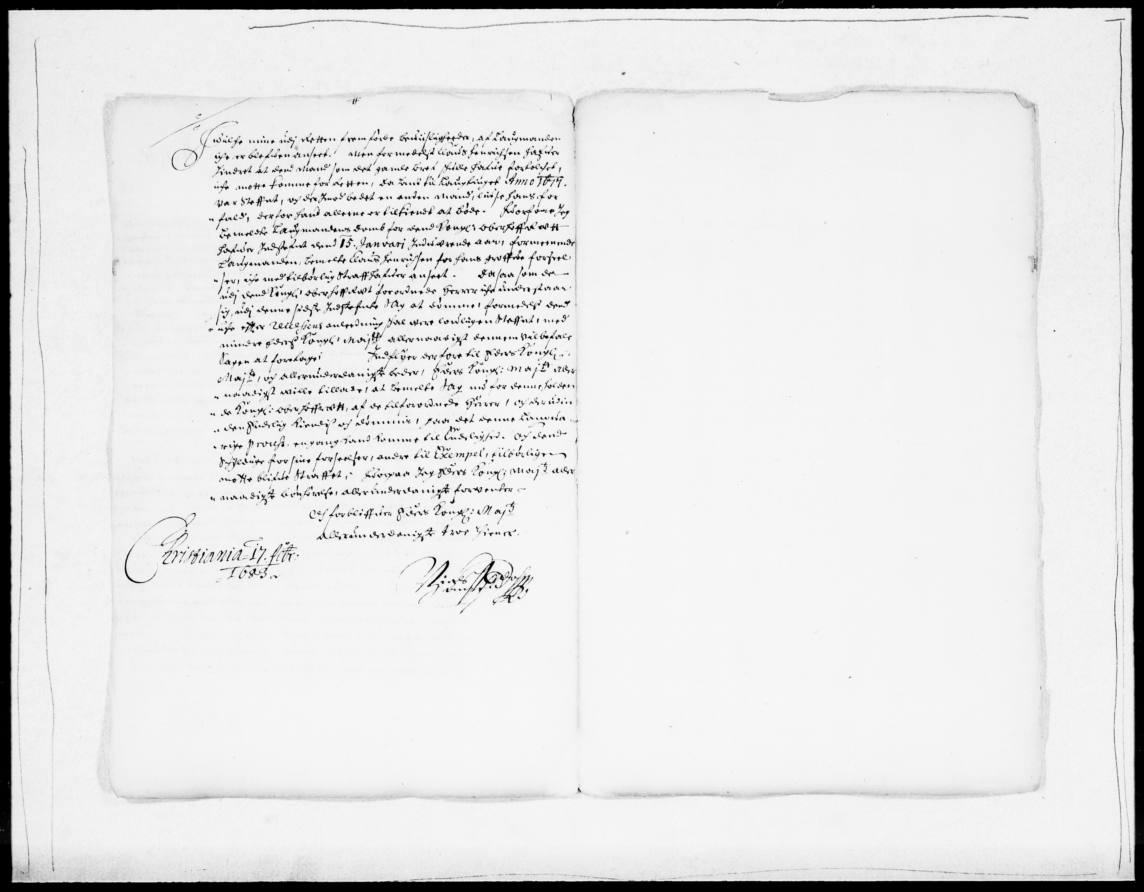 Danske Kanselli 1572-1799, RA/EA-3023/F/Fc/Fcc/Fcca/L0036: Norske innlegg 1572-1799, 1683-1684, p. 265