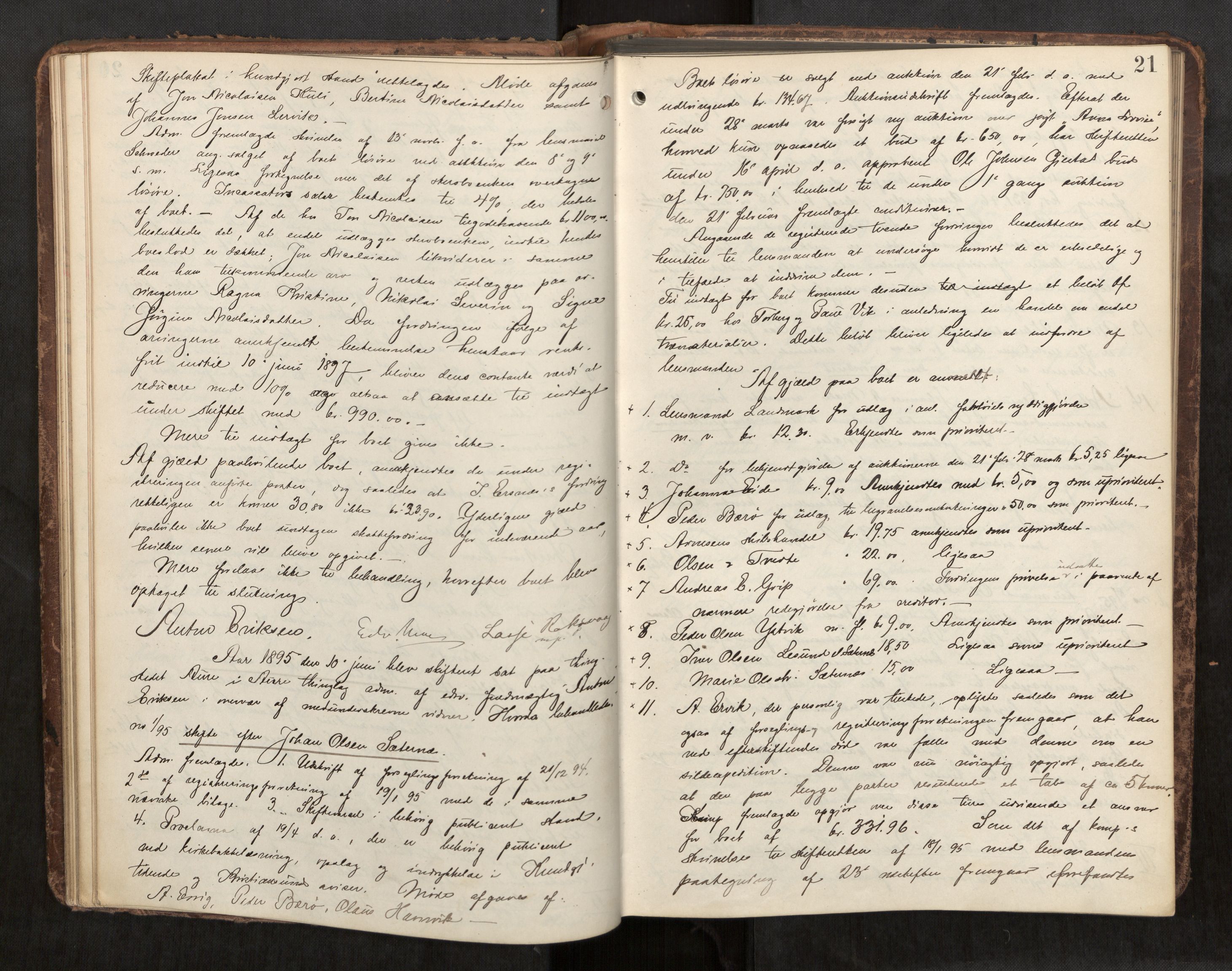 Nordmøre sorenskriveri, AV/SAT-A-4132/1/3/3B/L0006: Forhandlingsprotokoll nr. 06, 1894-1900, p. 21