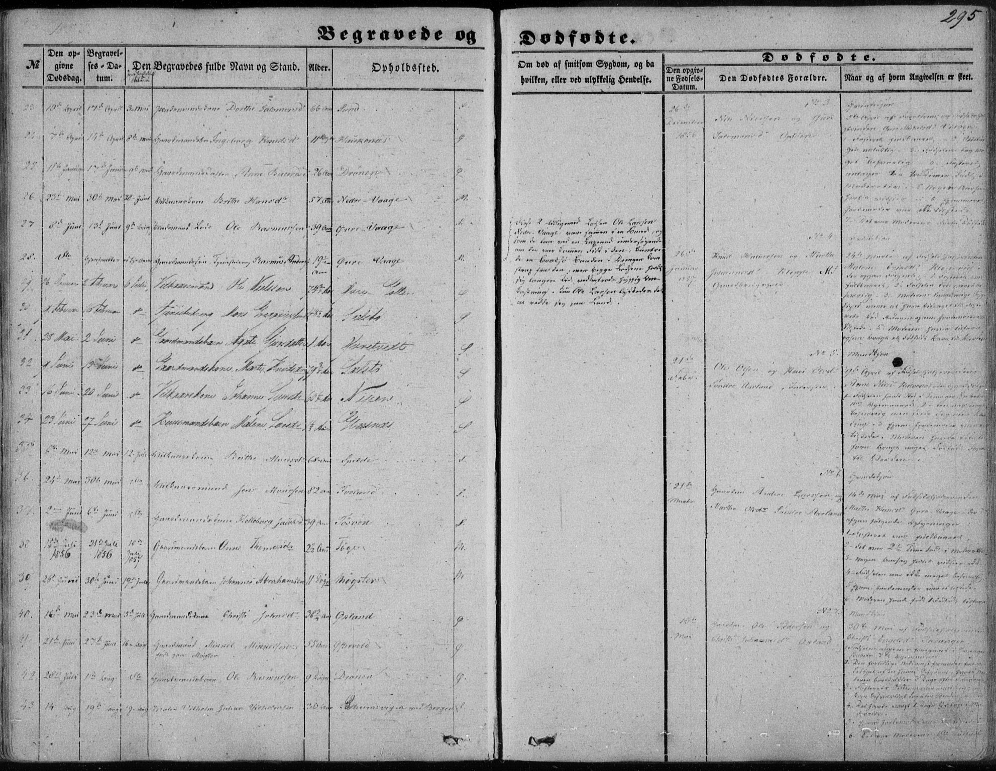 Sund sokneprestembete, AV/SAB-A-99930: Parish register (official) no. A 14, 1850-1866, p. 295