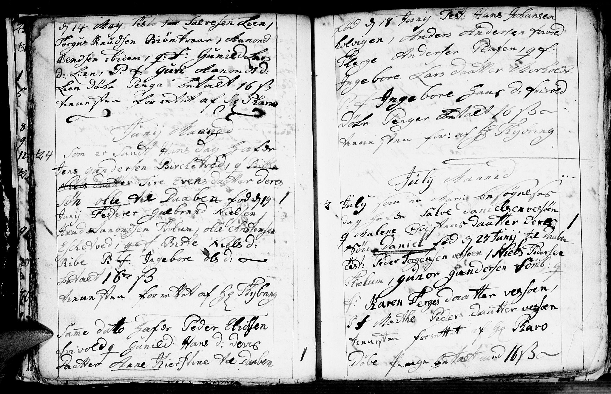 Fjære sokneprestkontor, AV/SAK-1111-0011/F/Fb/L0004: Parish register (copy) no. B 4, 1766-1785, p. 24b-25a