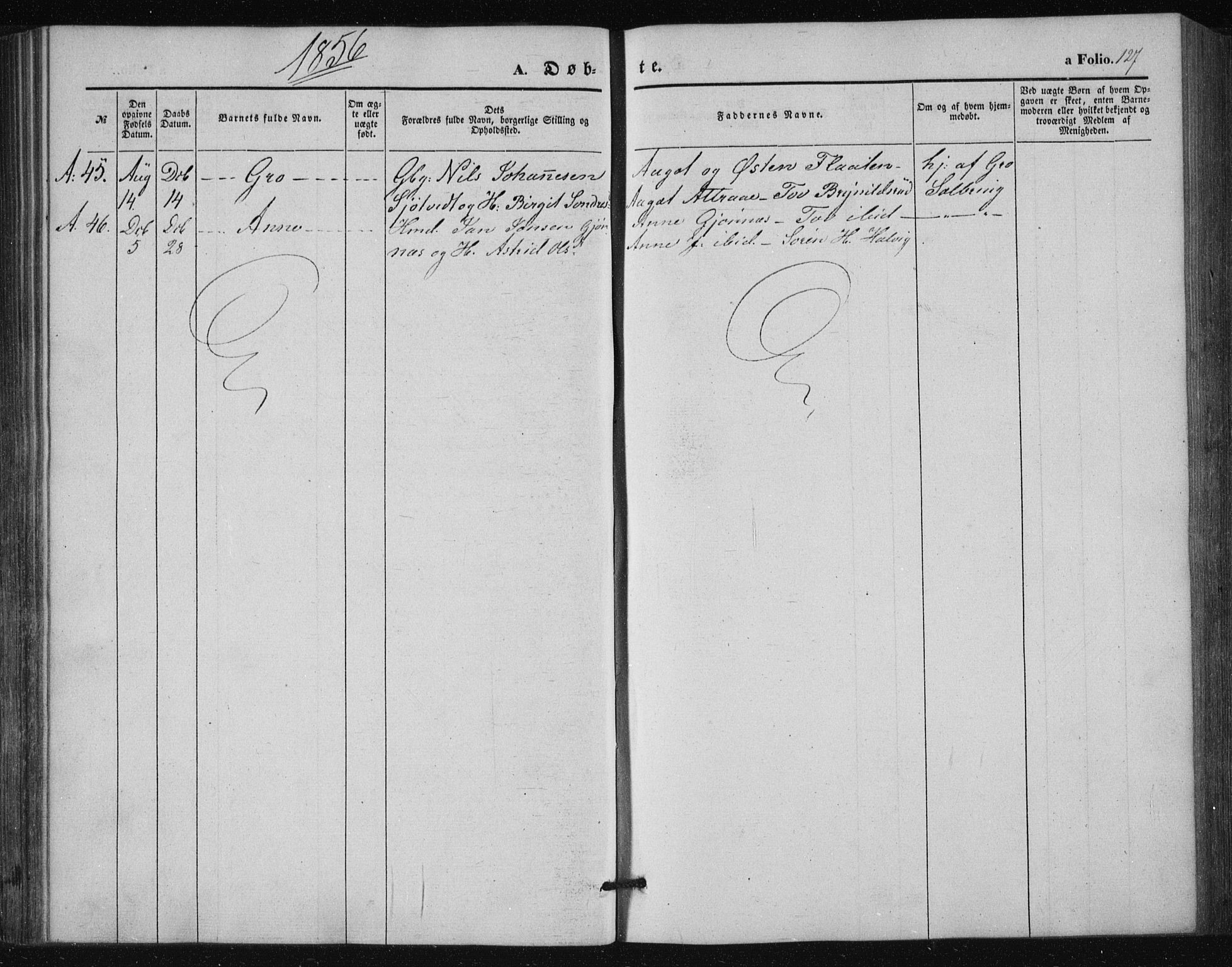 Tinn kirkebøker, SAKO/A-308/F/Fa/L0005: Parish register (official) no. I 5, 1844-1856, p. 127