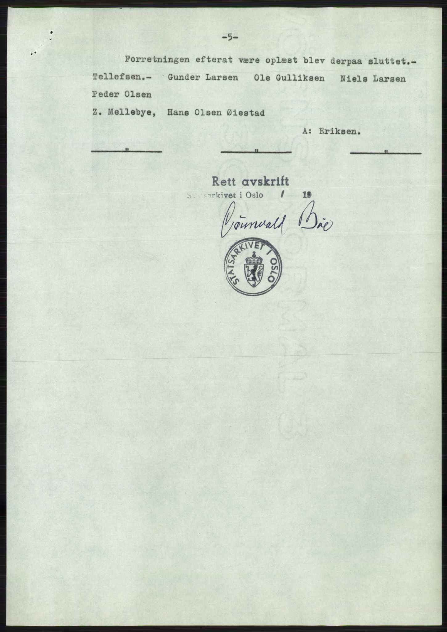 Statsarkivet i Oslo, SAO/A-10621/Z/Zd/L0015: Avskrifter, j.nr 2-699/1962, 1962, p. 273