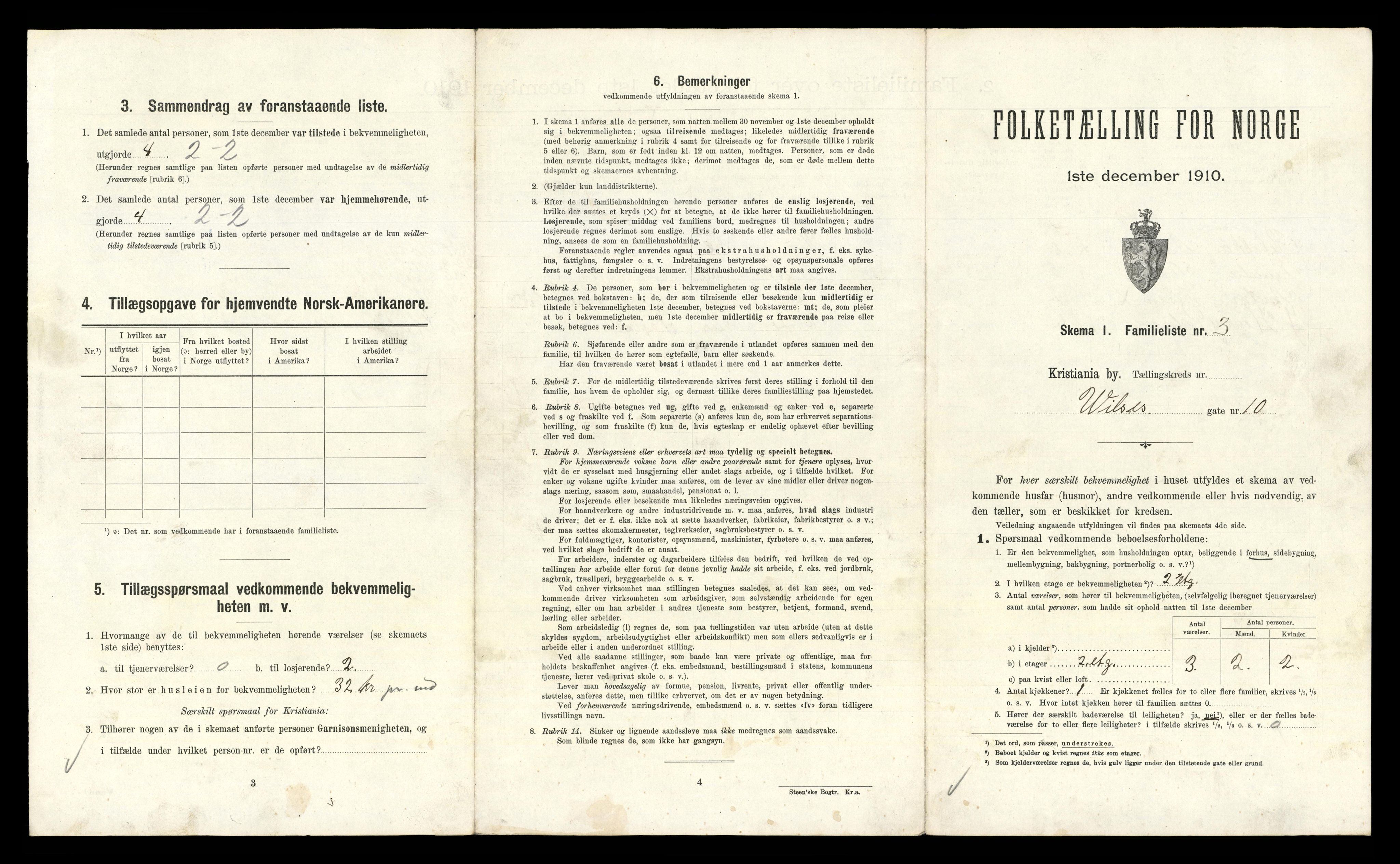 RA, 1910 census for Kristiania, 1910, p. 123493