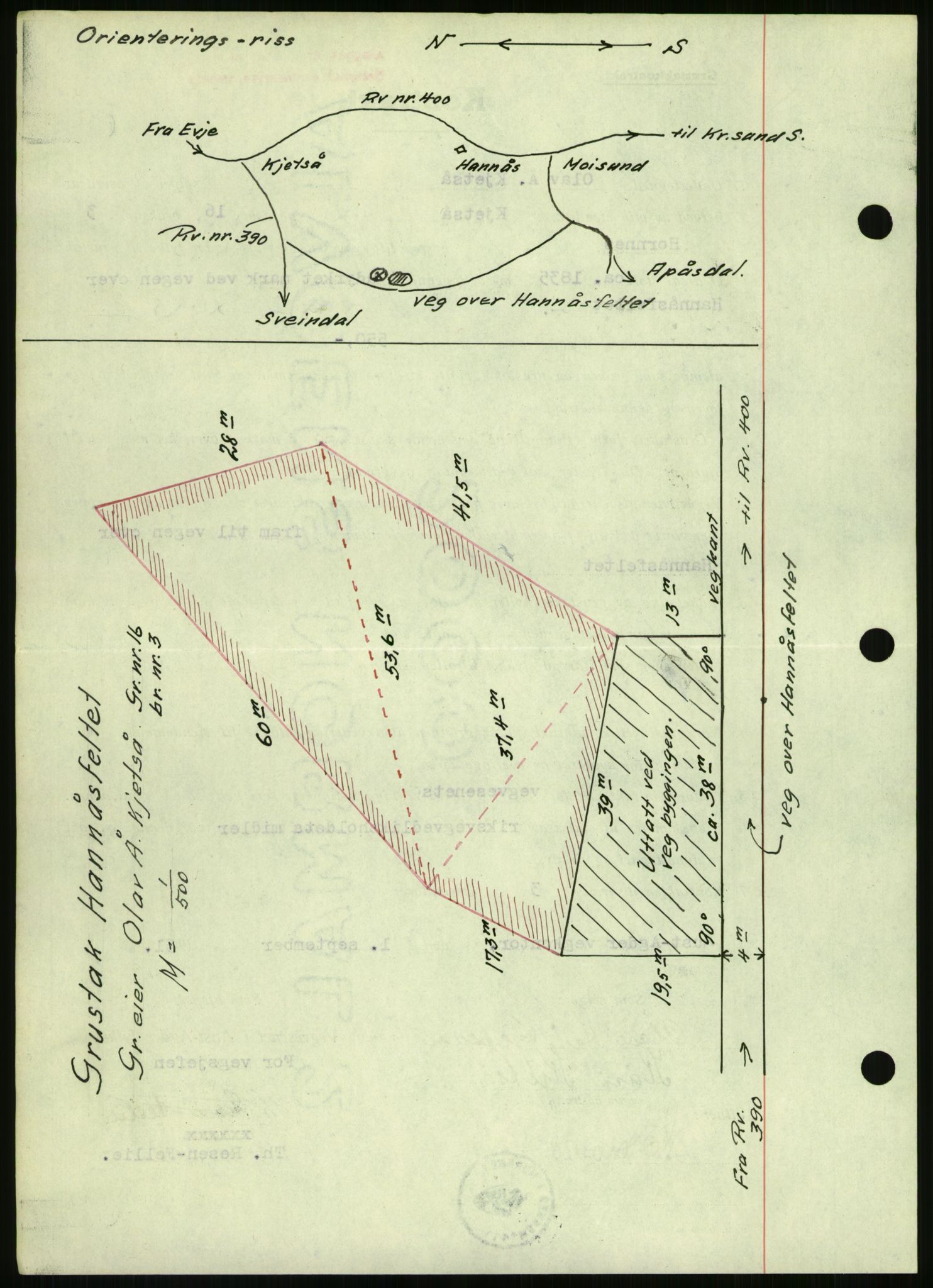 Setesdal sorenskriveri, AV/SAK-1221-0011/G/Gb/L0050: Mortgage book no. B 38, 1949-1952, Diary no: : 362/1951