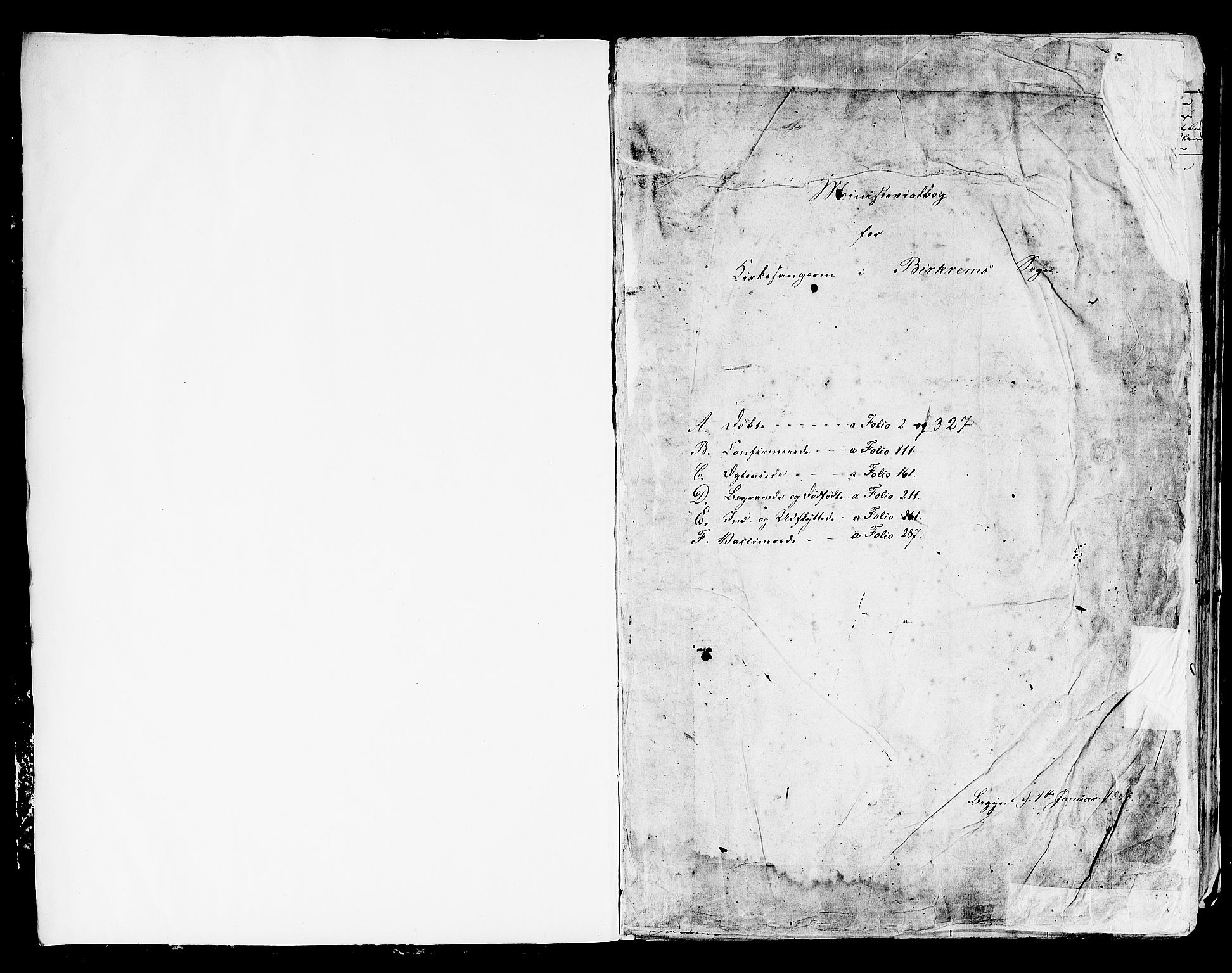 Helleland sokneprestkontor, SAST/A-101810: Parish register (copy) no. B 3, 1847-1886, p. 1