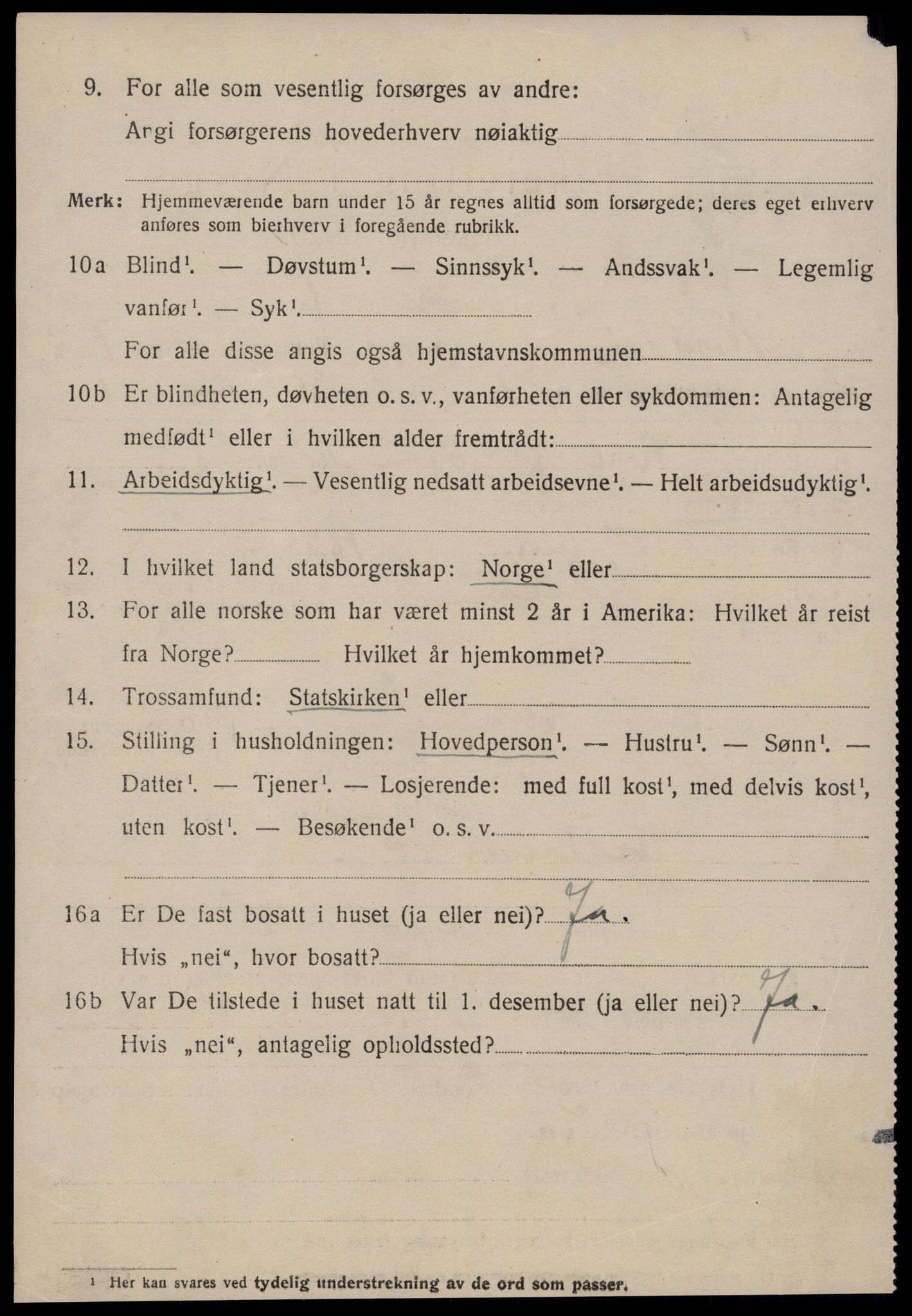 SAT, 1920 census for Norddal, 1920, p. 3358