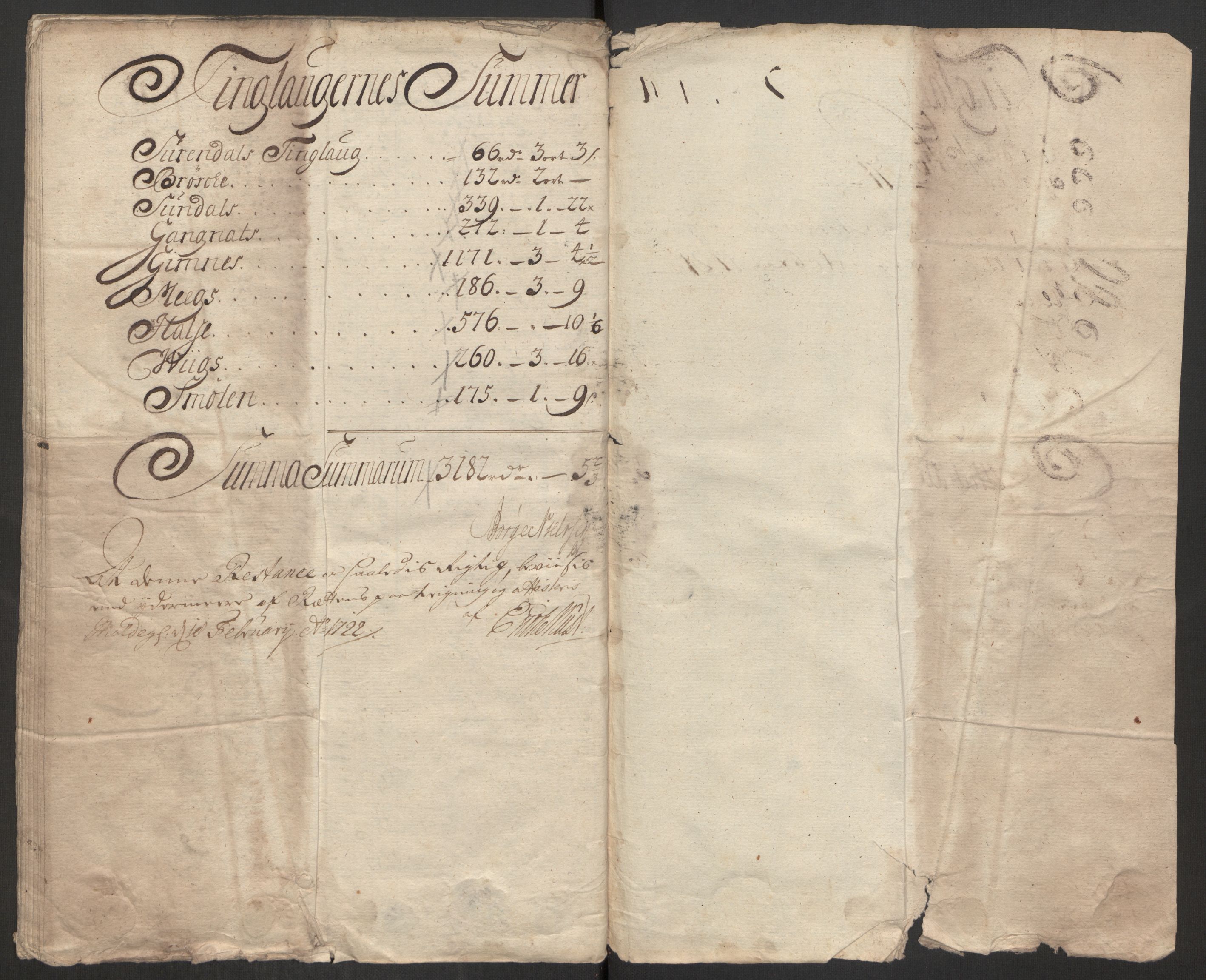 Rentekammeret inntil 1814, Reviderte regnskaper, Fogderegnskap, RA/EA-4092/R56/L3754: Fogderegnskap Nordmøre, 1721, p. 403