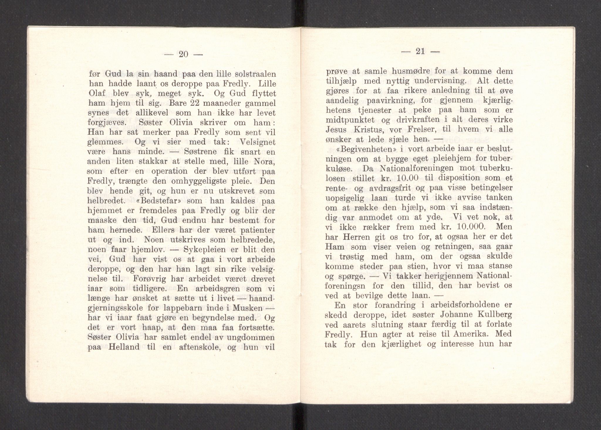 Kvinnelige Misjonsarbeidere, AV/RA-PA-0699/F/Fa/L0001/0007: -- / Årsmeldinger, trykte, 1906-1915