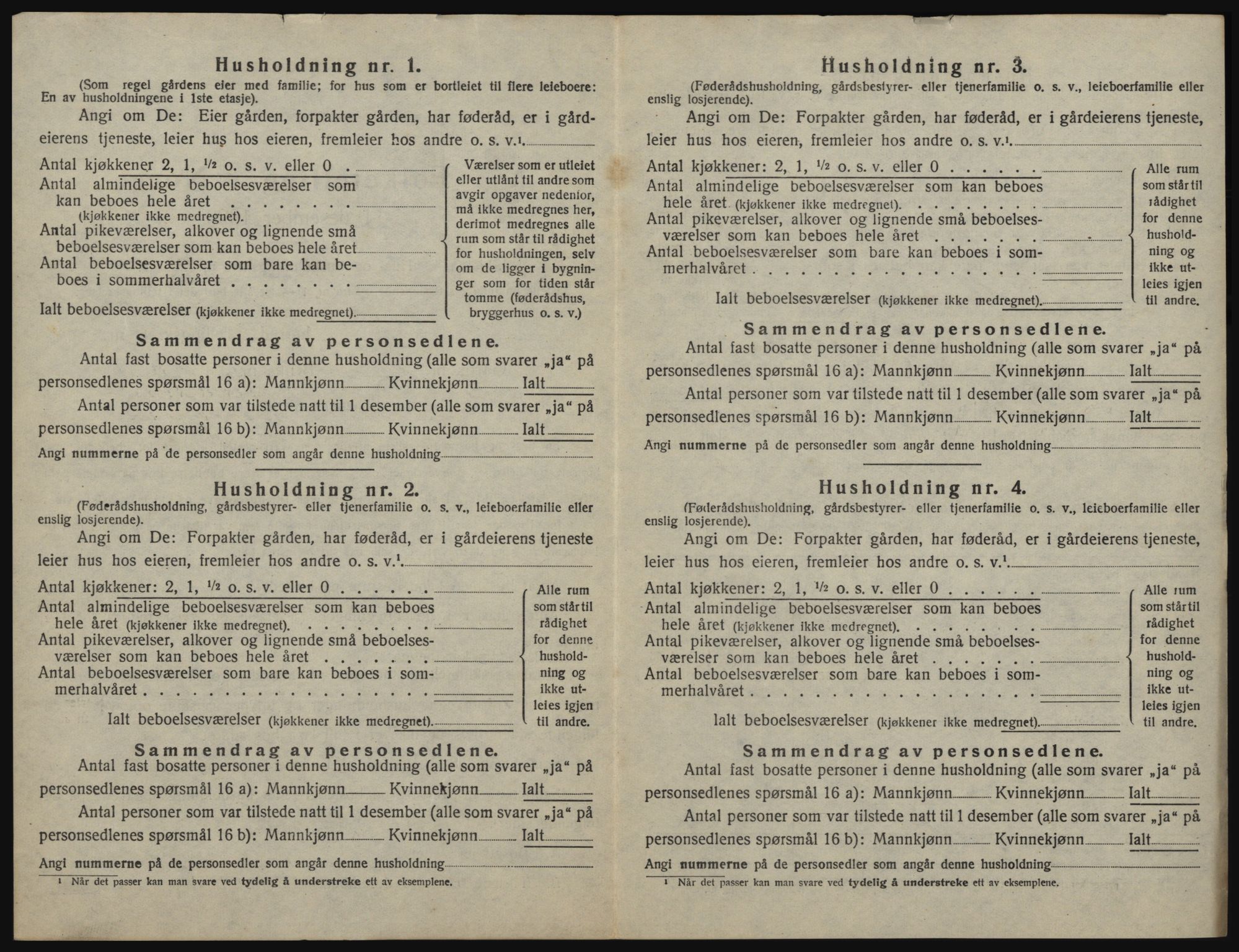 SAO, 1920 census for Vestby, 1920, p. 1224