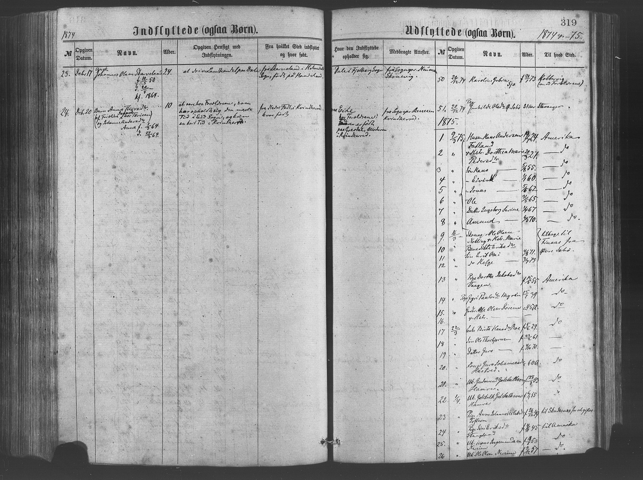Fjelberg sokneprestembete, SAB/A-75201/H/Haa: Parish register (official) no. A 8, 1866-1879, p. 319
