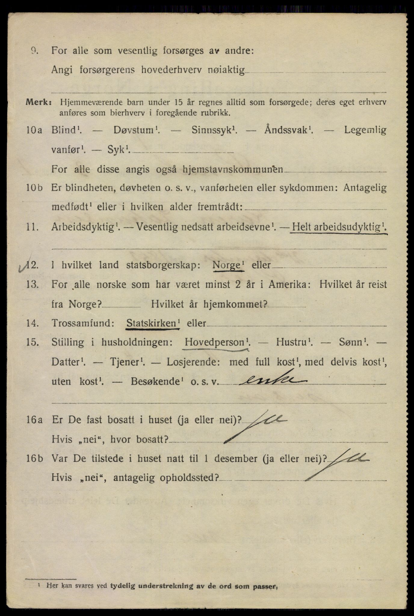 SAO, 1920 census for Kristiania, 1920, p. 519184