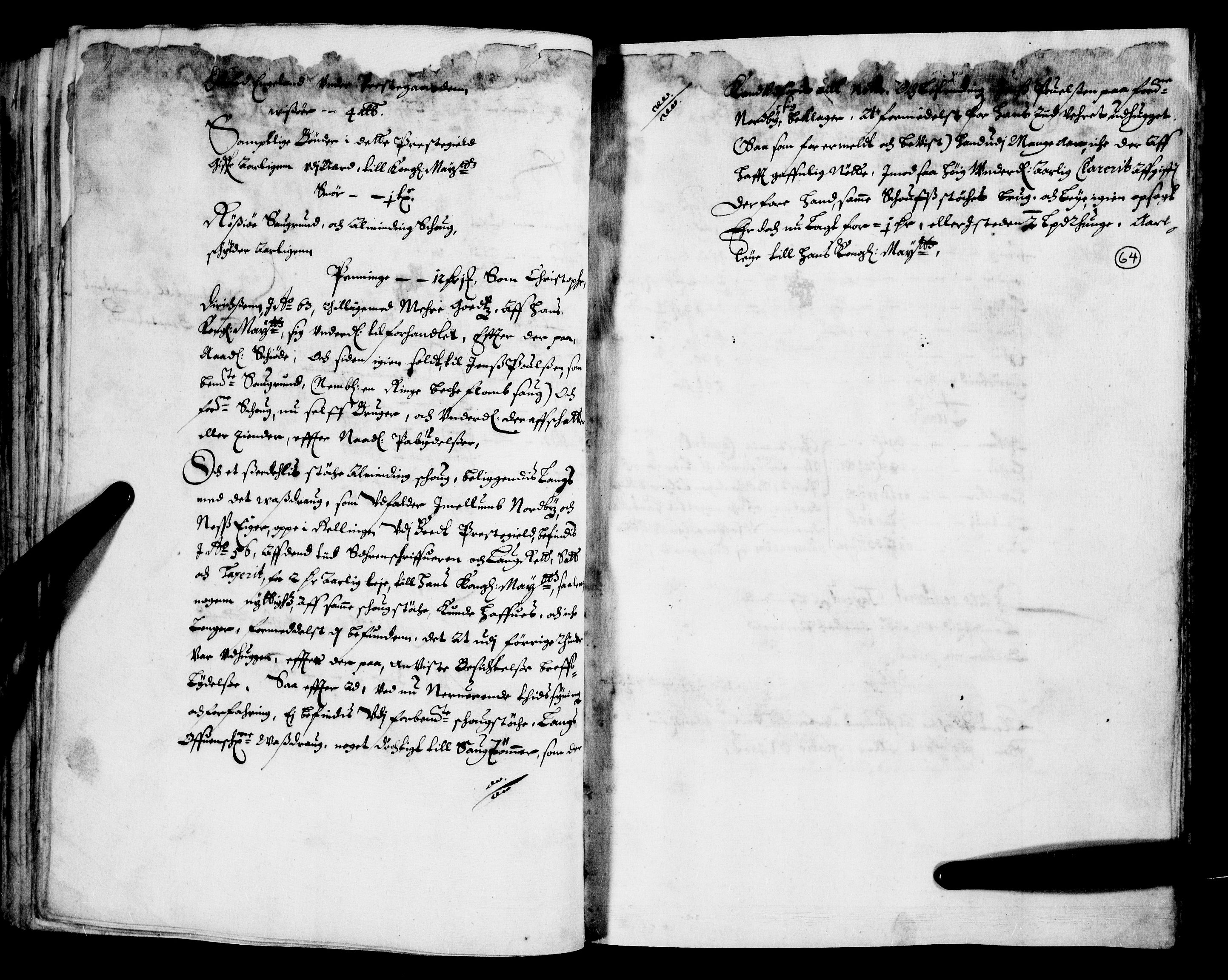 Rentekammeret inntil 1814, Realistisk ordnet avdeling, AV/RA-EA-4070/N/Nb/Nba/L0007: Nedre Romerike fogderi, 1. del, 1666, p. 63b-64a