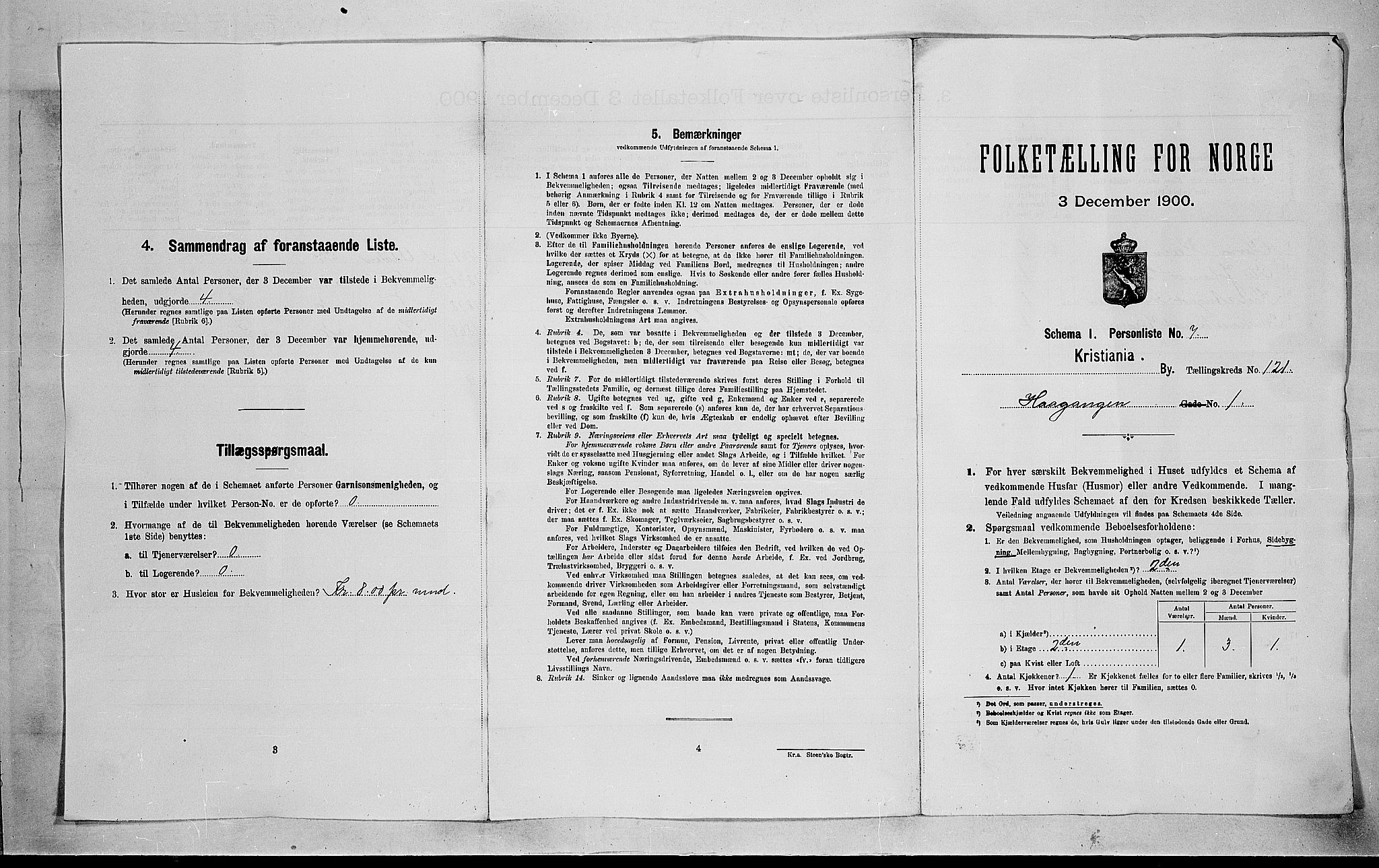 SAO, 1900 census for Kristiania, 1900, p. 31592