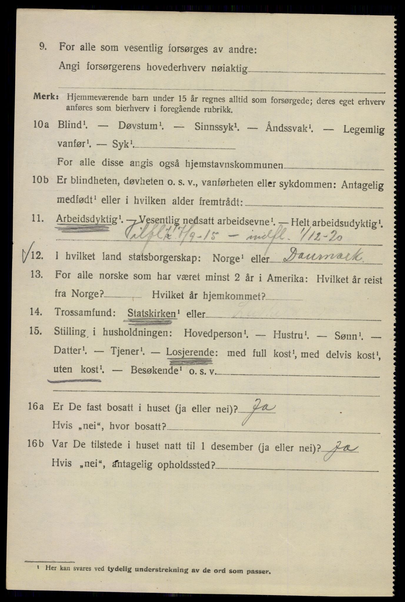 SAO, 1920 census for Kristiania, 1920, p. 296034