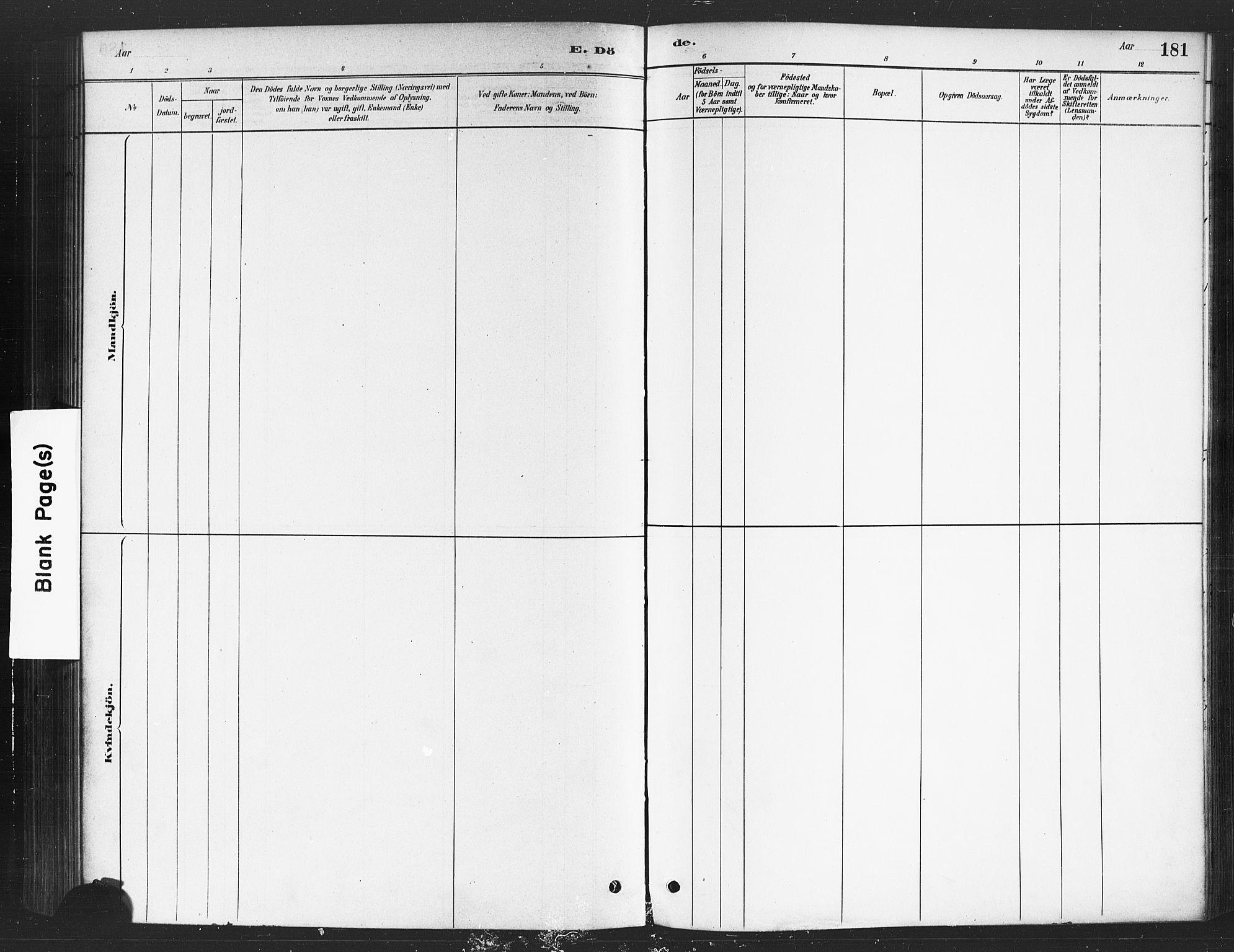 Rødenes prestekontor Kirkebøker, AV/SAO-A-2005/F/Fa/L0009: Parish register (official) no. I 9, 1880-1889, p. 181