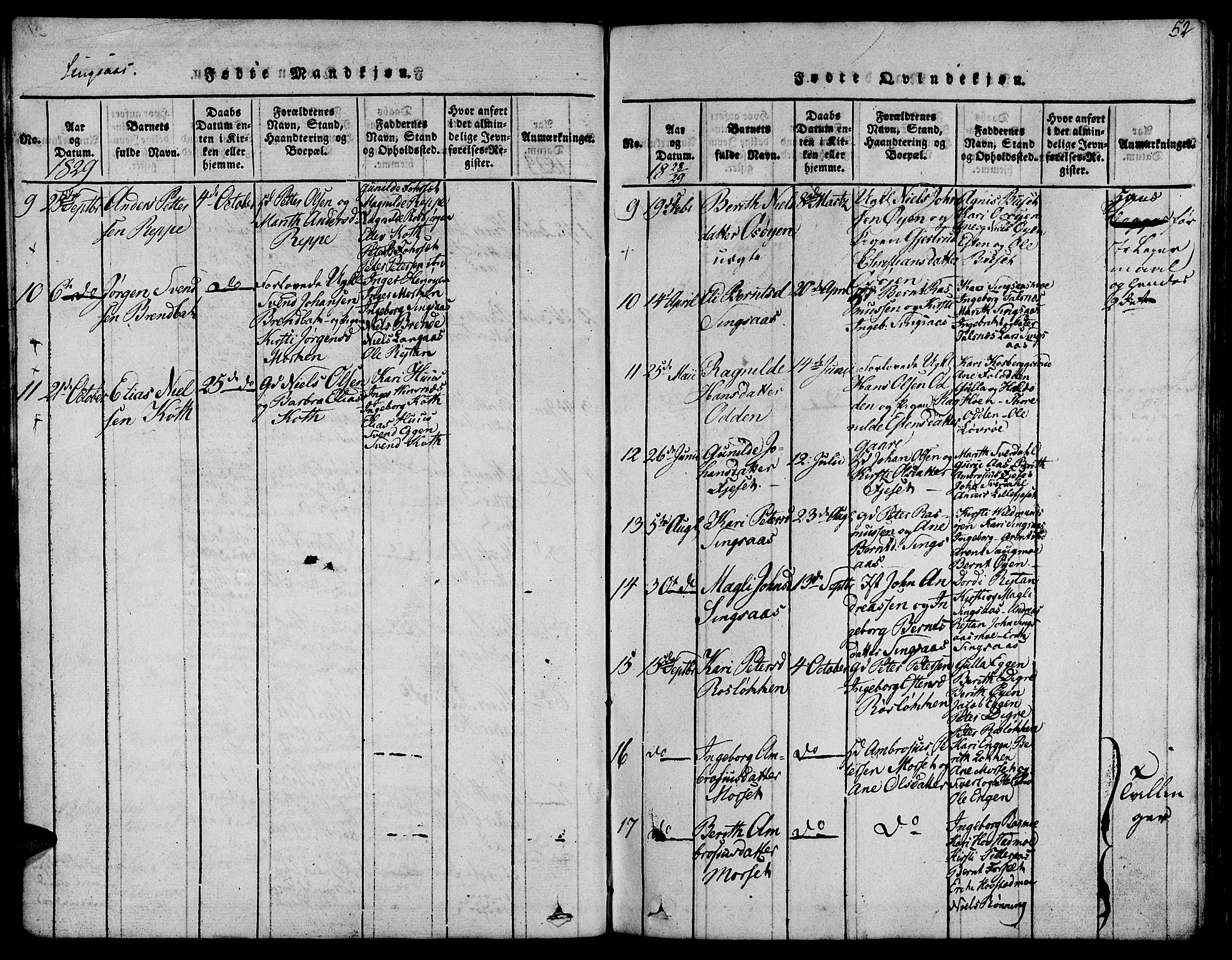 Ministerialprotokoller, klokkerbøker og fødselsregistre - Sør-Trøndelag, AV/SAT-A-1456/685/L0955: Parish register (official) no. 685A03 /2, 1817-1829, p. 52