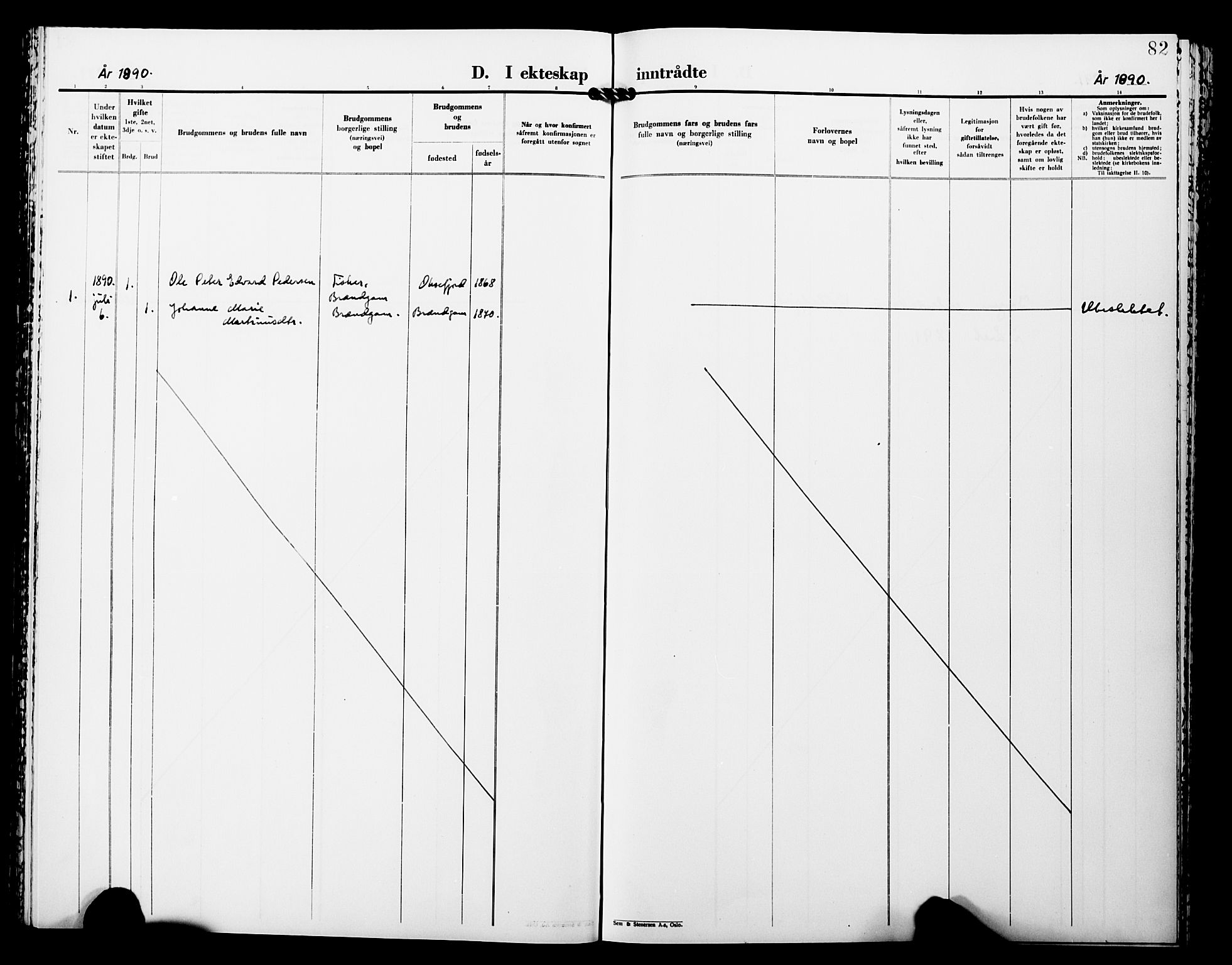 Lebesby sokneprestkontor, AV/SATØ-S-1353/H/Ha/L0005kirke: Parish register (official) no. 5, 1870-1902, p. 82